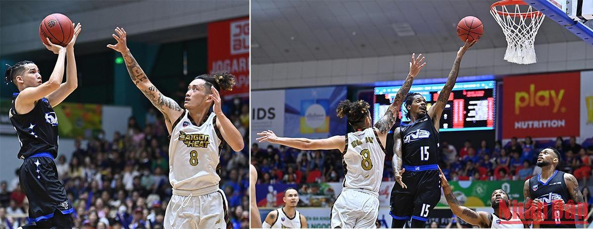 Với sự cổ vũ của khán giả nhà, các cầu thủ Hanoi Buffaloes nhập cuộc tốt hơn và gây ra nhiều khó khăn cho đội khách trong thời gian đầu của trận đấu.