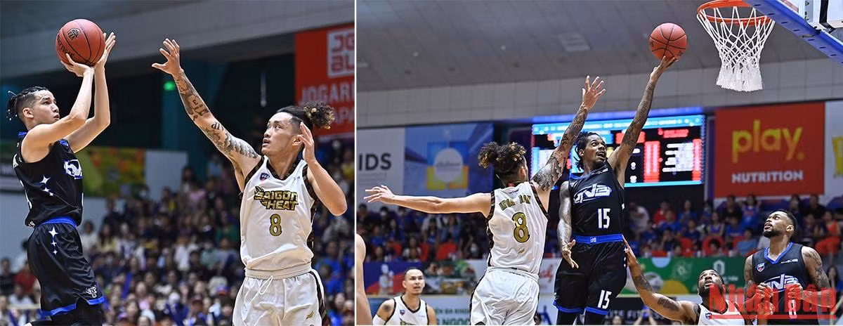 Với sự cổ vũ của khán giả nhà, các cầu thủ Hanoi Buffaloes nhập cuộc tốt hơn và gây ra nhiều khó khăn cho đội khách trong thời gian đầu của trận đấu.