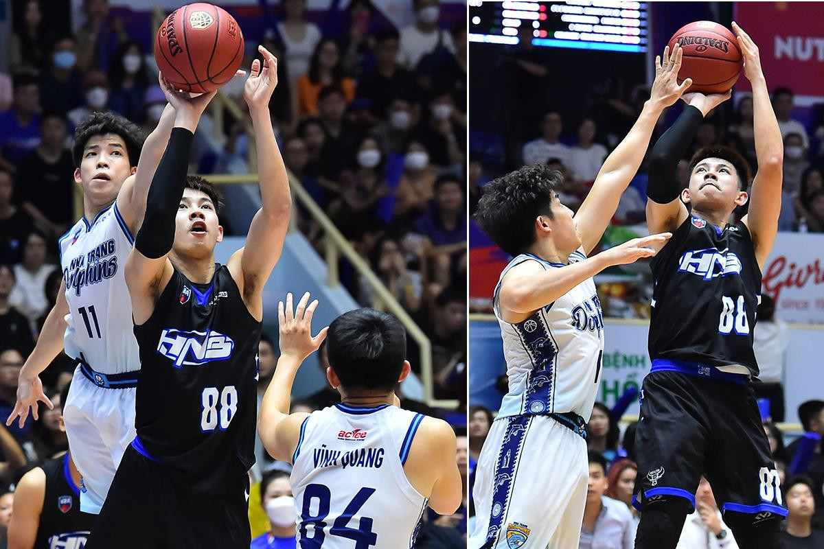 Cầu thủ trẻ Nguyễn Đường Quang Anh là nội binh thi đấu nổi bật của Hanoi Buffaloes trong mùa giải năm nay. Quang Anh có 12 điểm cùng 2/3 pha ném 3 điểm thành công.