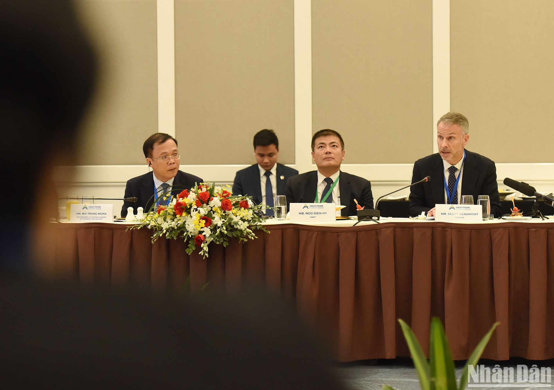 Ông Scott Beaumont, Chủ tịch Google châu Á Thái Bình Dương phát biểu.