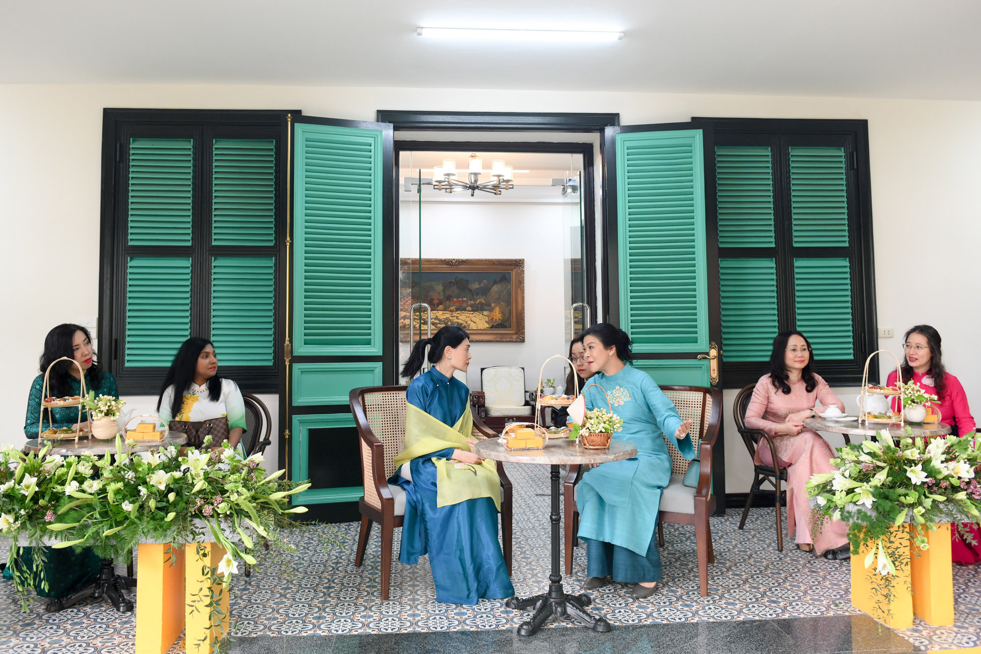 Quang cảnh cuộc gặp mặt.