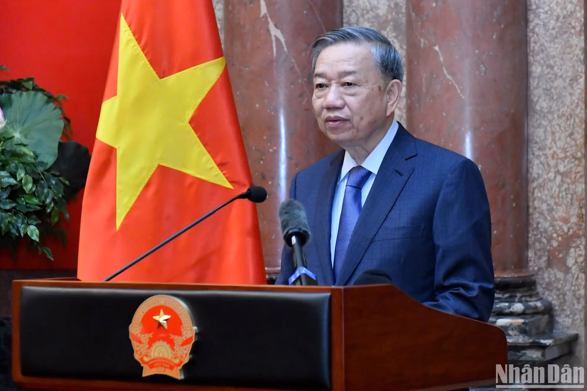 Tổng Bí thư, Chủ tịch nước Tô Lâm phát biểu ý kiến tại buổi gặp mặt. Tổng Bí thư, Chủ tịch nước Tô Lâm phát biểu ý kiến tại buổi gặp mặt.
