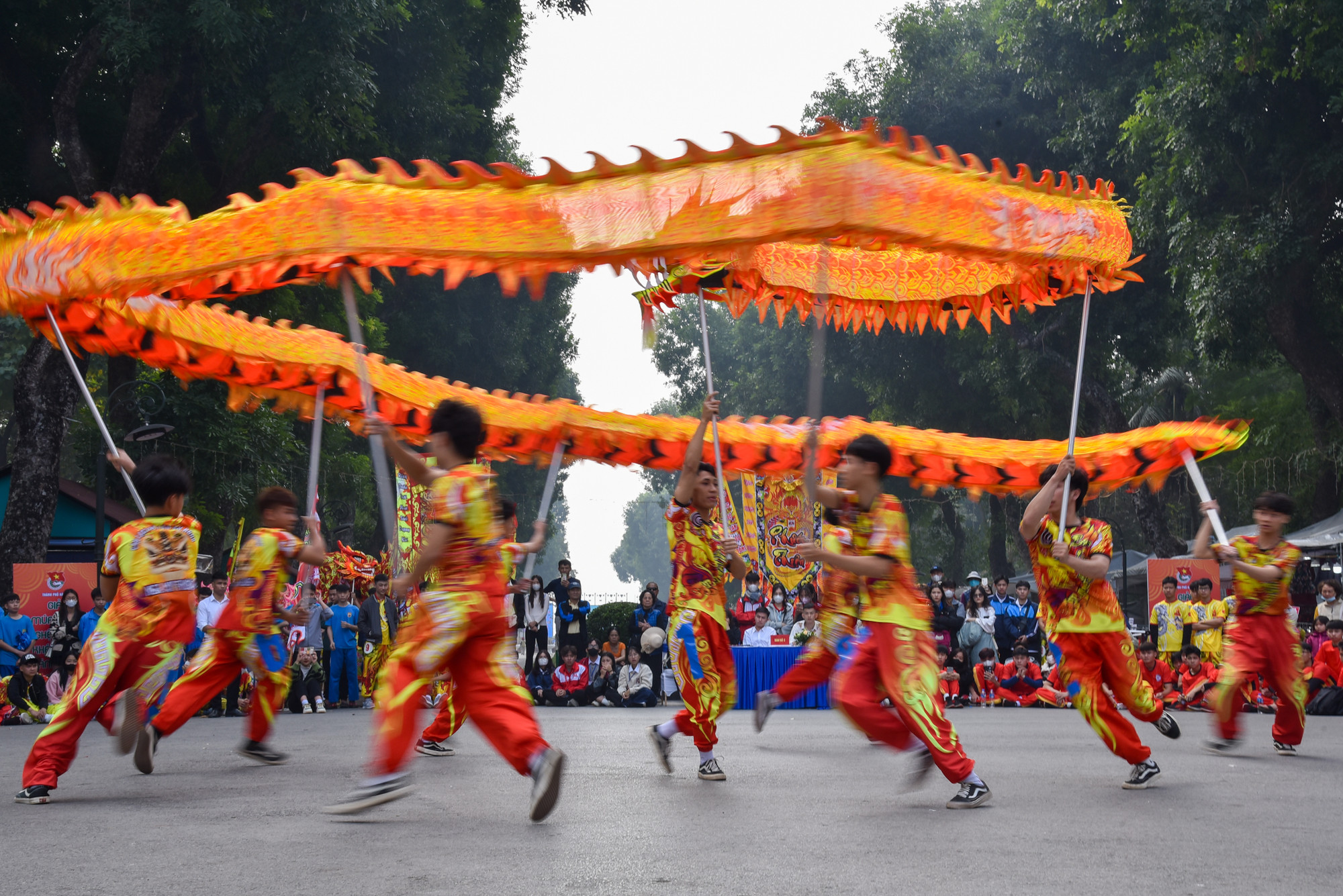 Giải múa rồng nghệ thuật được tổ chức năm đầu tiên với sự góp mặt của 11 đội dự thi đến từ nhiêu câu lạc bộ lân sư rồng khác nhau. Múa rồng là một loại hình nghệ thuật đặc sắc từ lâu đã là một nét cổ truyền đẹp đẽ của dân tộc Việt Nam.