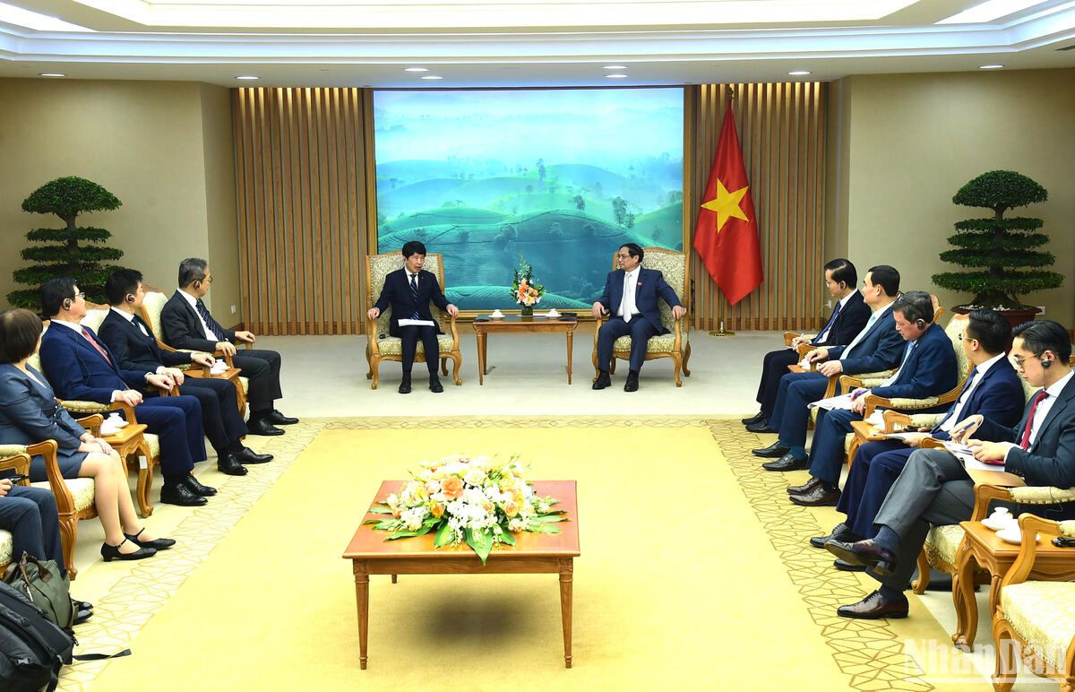 [Ảnh] Thủ tướng Phạm Minh Chính tiếp Thống đốc tỉnh Gunma (Nhật Bản) ảnh 5