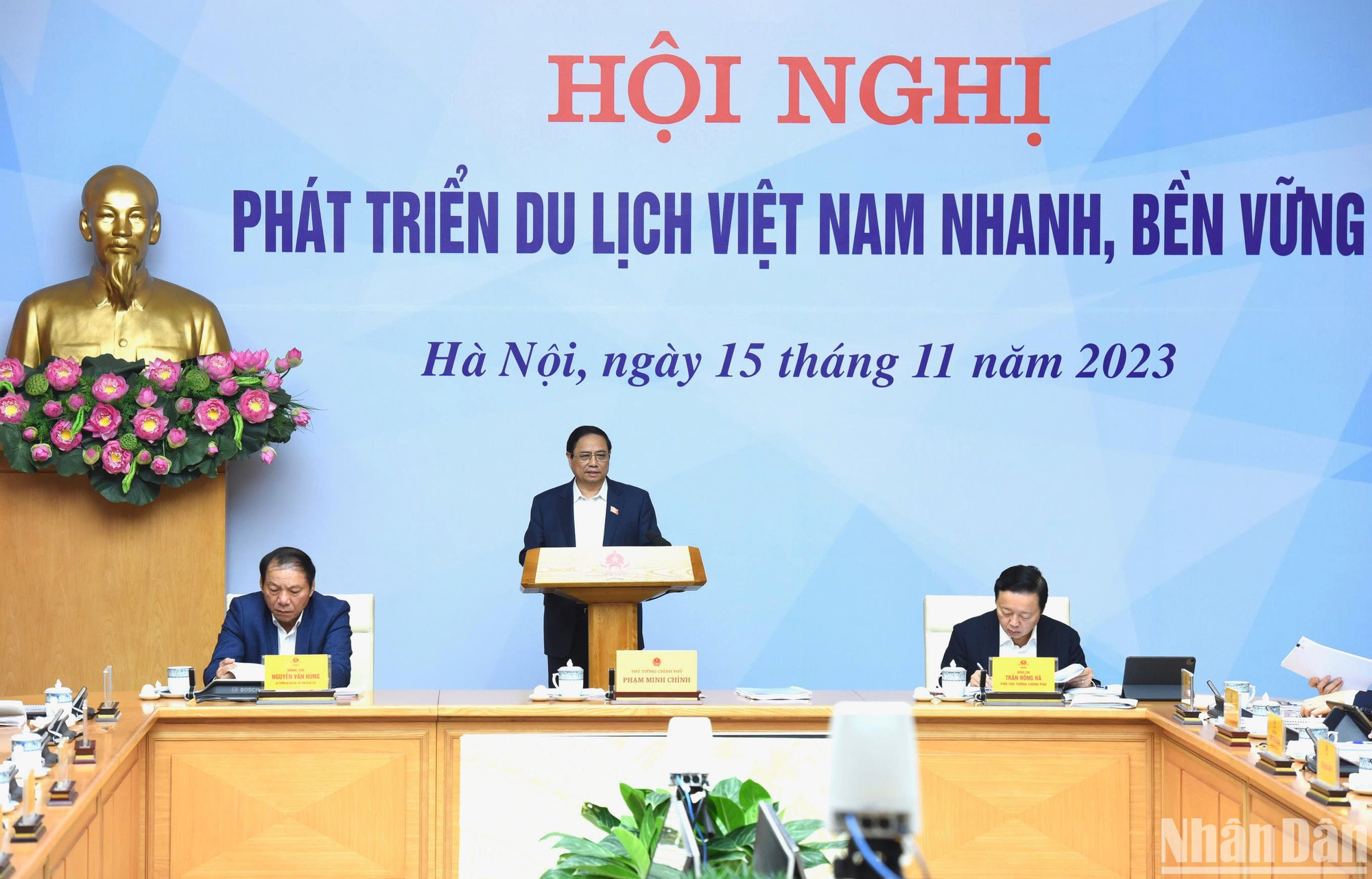Thủ tướng Phạm Minh Chính phát biểu khai mạc Hội nghị.