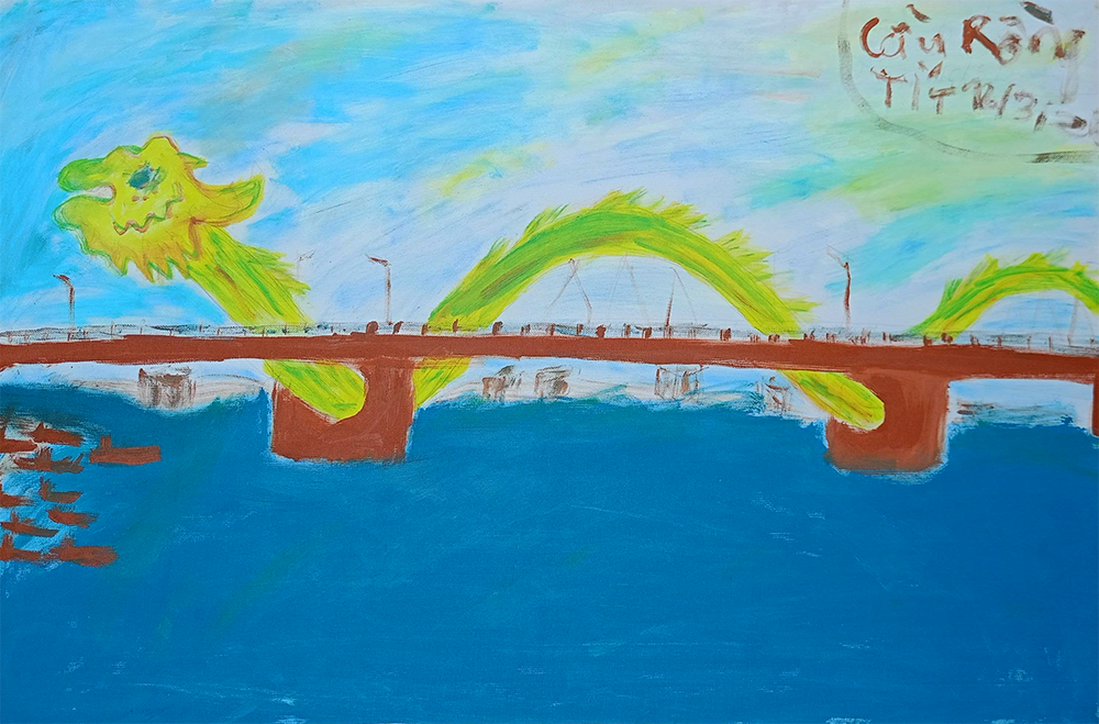 Mỗi bức tranh là những cánh cửa mở ra thế giới bên ngoài với trẻ tự kỷ.