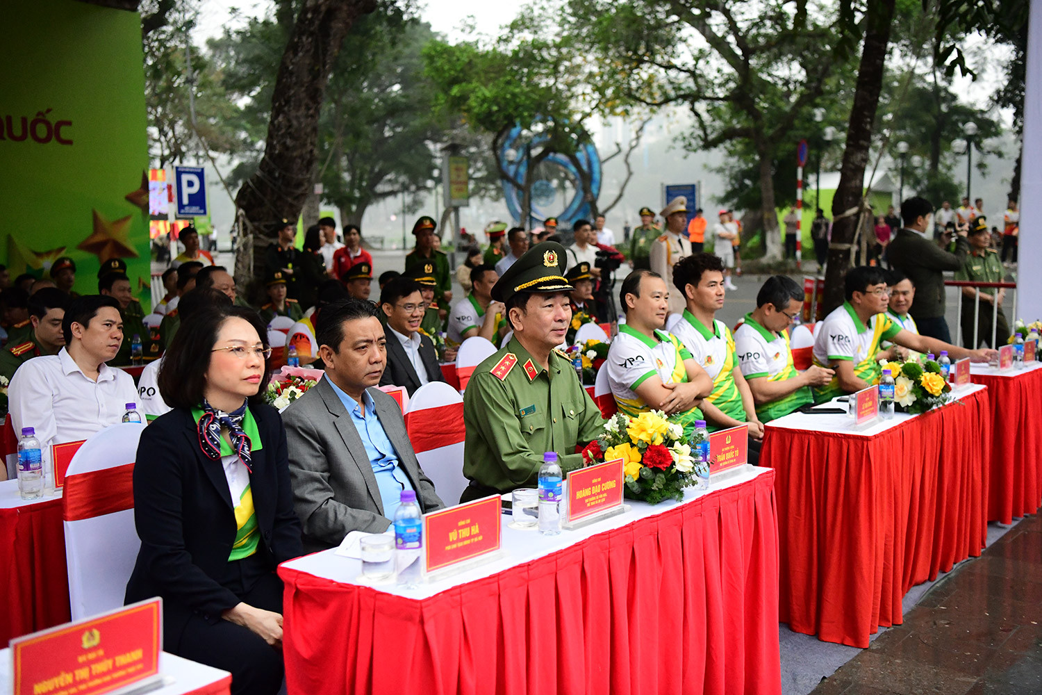 Buổi lễ khai mạc có sự tham dự của lãnh đạo: Bộ Công an; Bộ Văn hóa, Thể thao và Du lịch; Thành phố Hà Nội và các đại biểu. Buổi lễ khai mạc có sự tham dự của lãnh đạo: Bộ Công an; Bộ Văn hóa, Thể thao và Du lịch; Thành phố Hà Nội và các đại biểu.