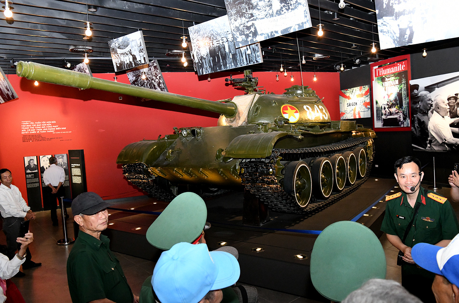 Chiếc xe tăng T54B số hiệu 843 - một trong hai chiếc xe tiên phong tiến vào Dinh Độc Lập được công nhận là Bảo vật Quốc gia, trở thành hiện vật quý giá của dân tộc.