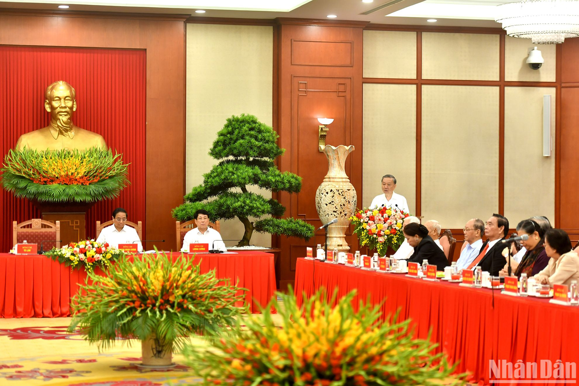 Tổng Bí thư, Chủ tịch nước Tô Lâm phát biểu tại Hội nghị.