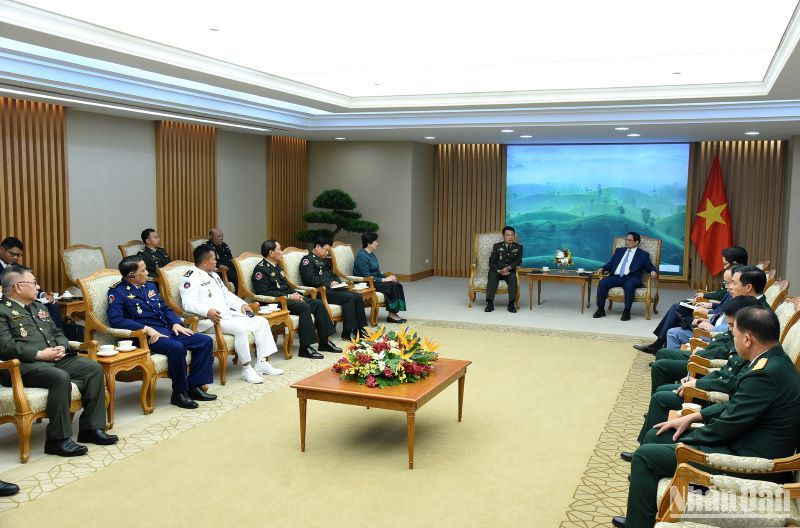 Quang cảnh buổi tiếp.