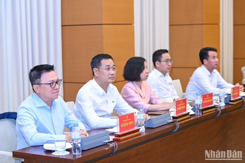 Lãnh đạo các cơ quan báo chí dự hội nghị.