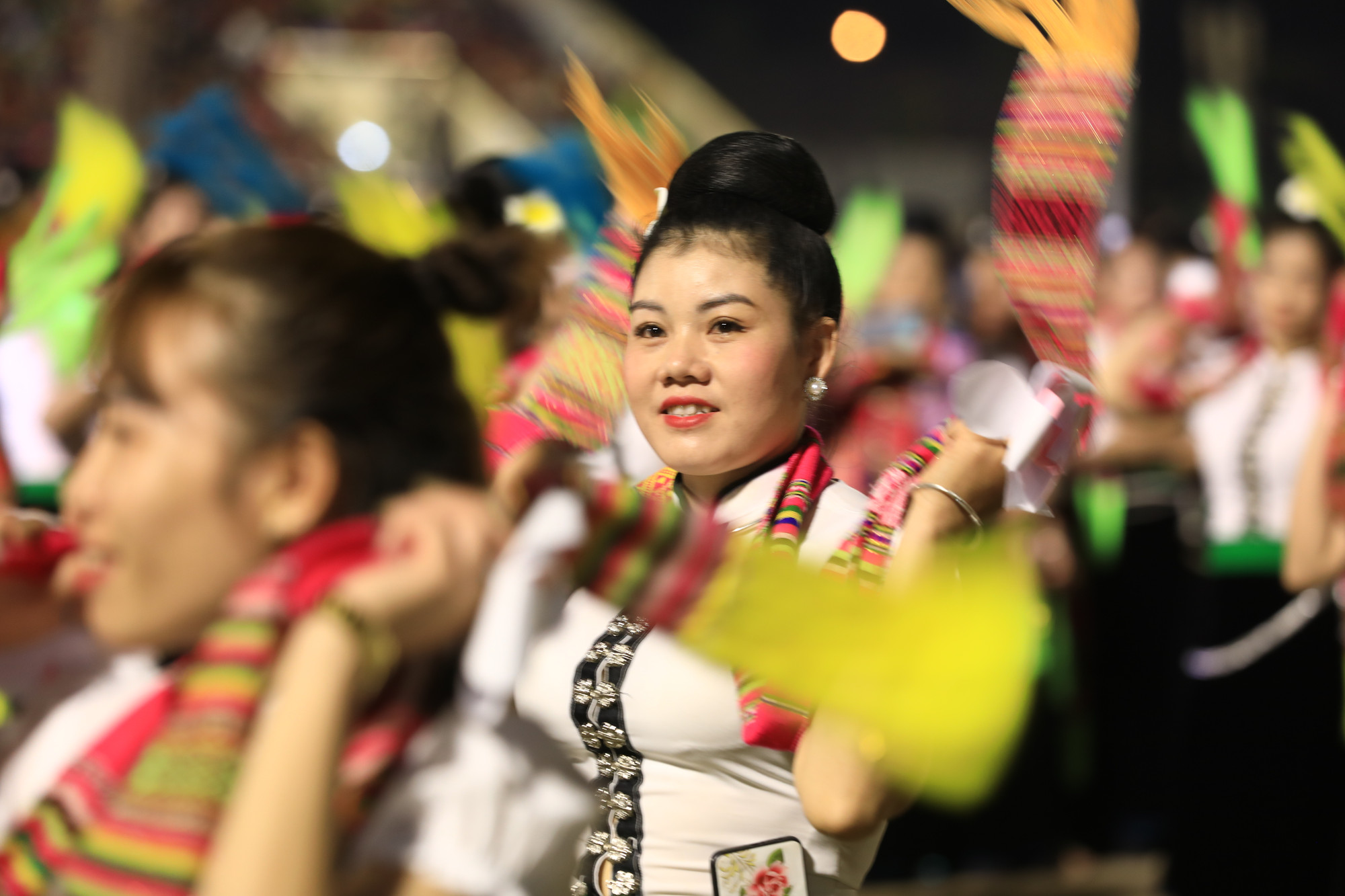 Phụ nữ dân tộc Thái. (Ảnh: Thành Đạt)