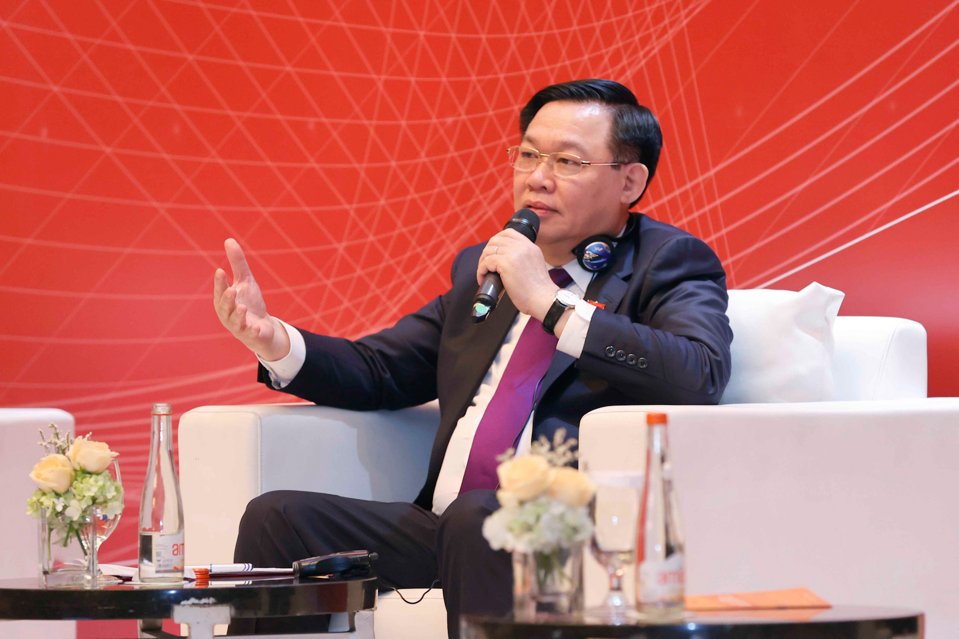 Chủ tịch Quốc hội Vương Đình Huệ phát biểu. (Ảnh: Doãn Tấn) Chủ tịch Quốc hội Vương Đình Huệ phát biểu. (Ảnh: Doãn Tấn)