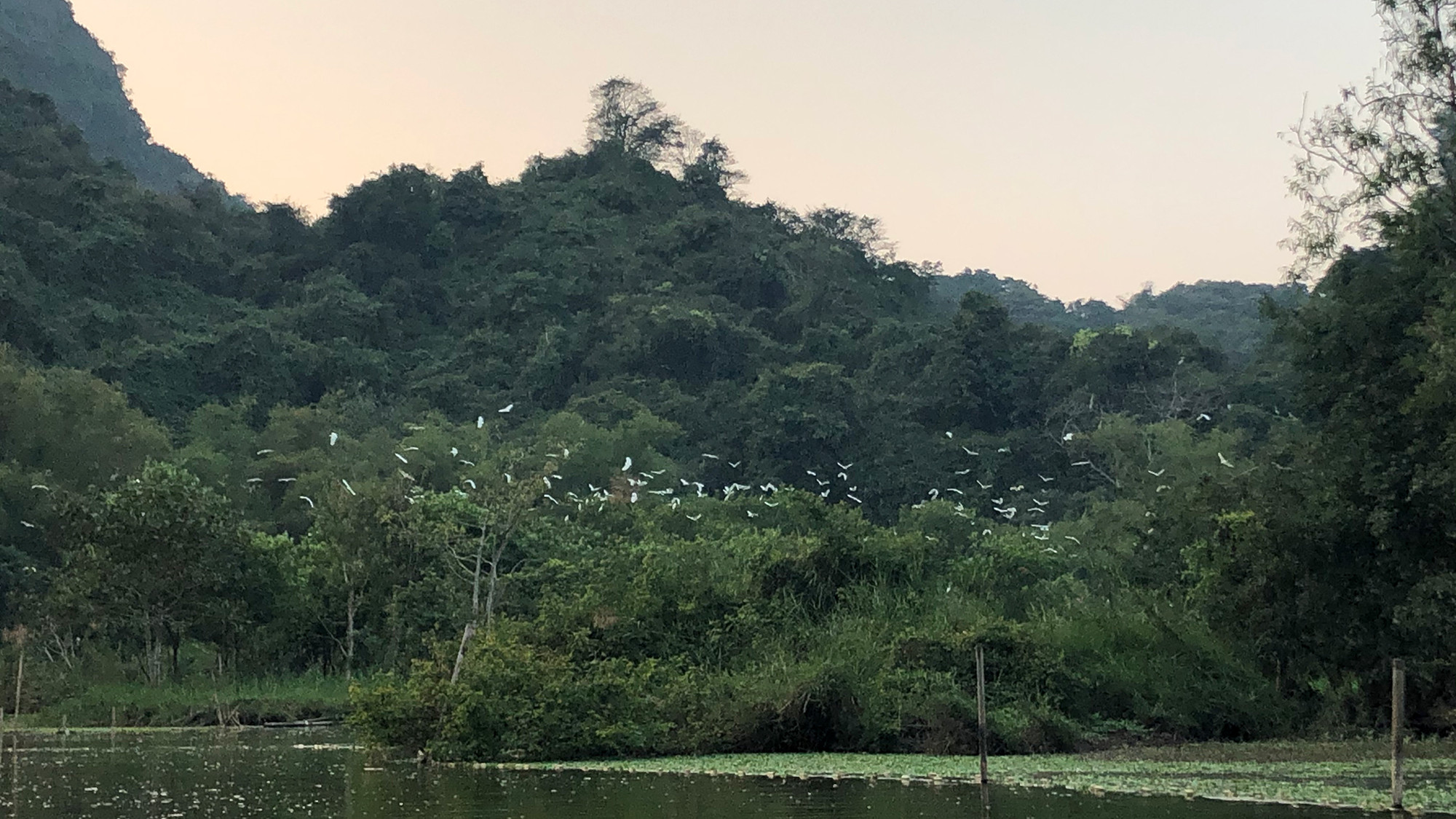 Thung Nham về chiều.