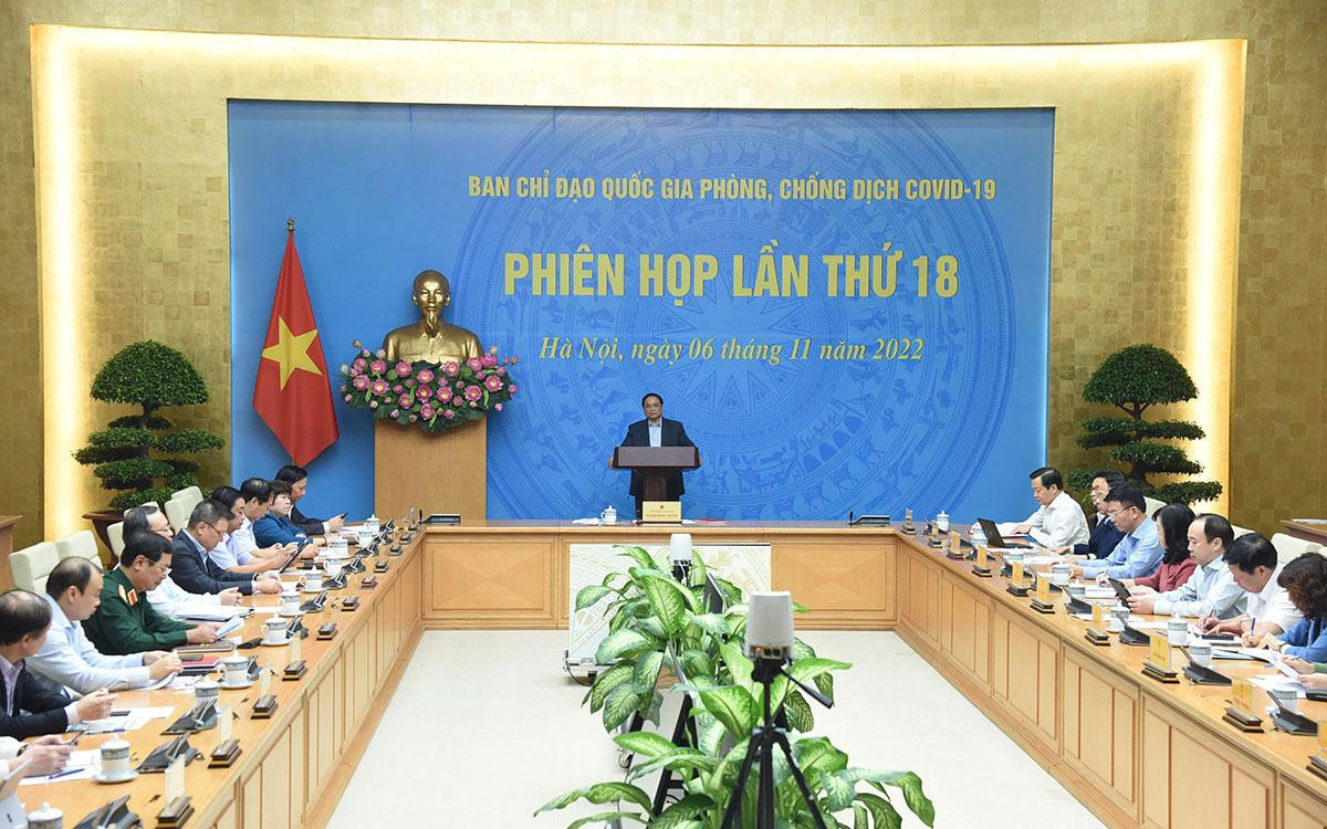 Thủ tướng Phạm Minh Chính phát biểu chỉ đạo hội nghị. (Ảnh: TRẦN HẢI)