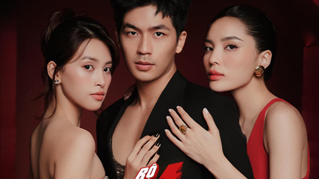 Bộ ba Tiểu Vy, Quốc Anh và Kỳ Duyên trong phim.