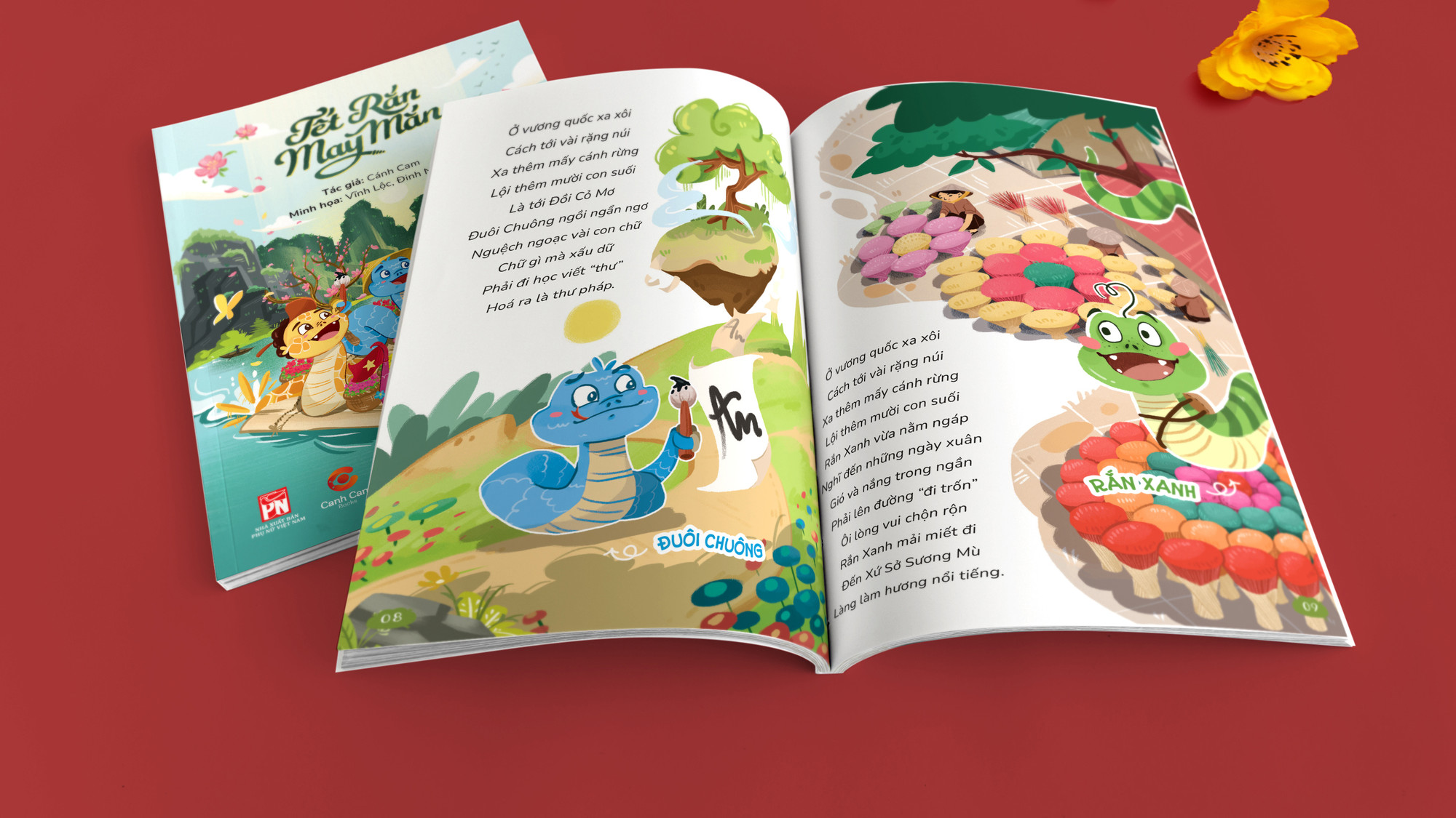 Sách “Tết Rắn may mắn”.