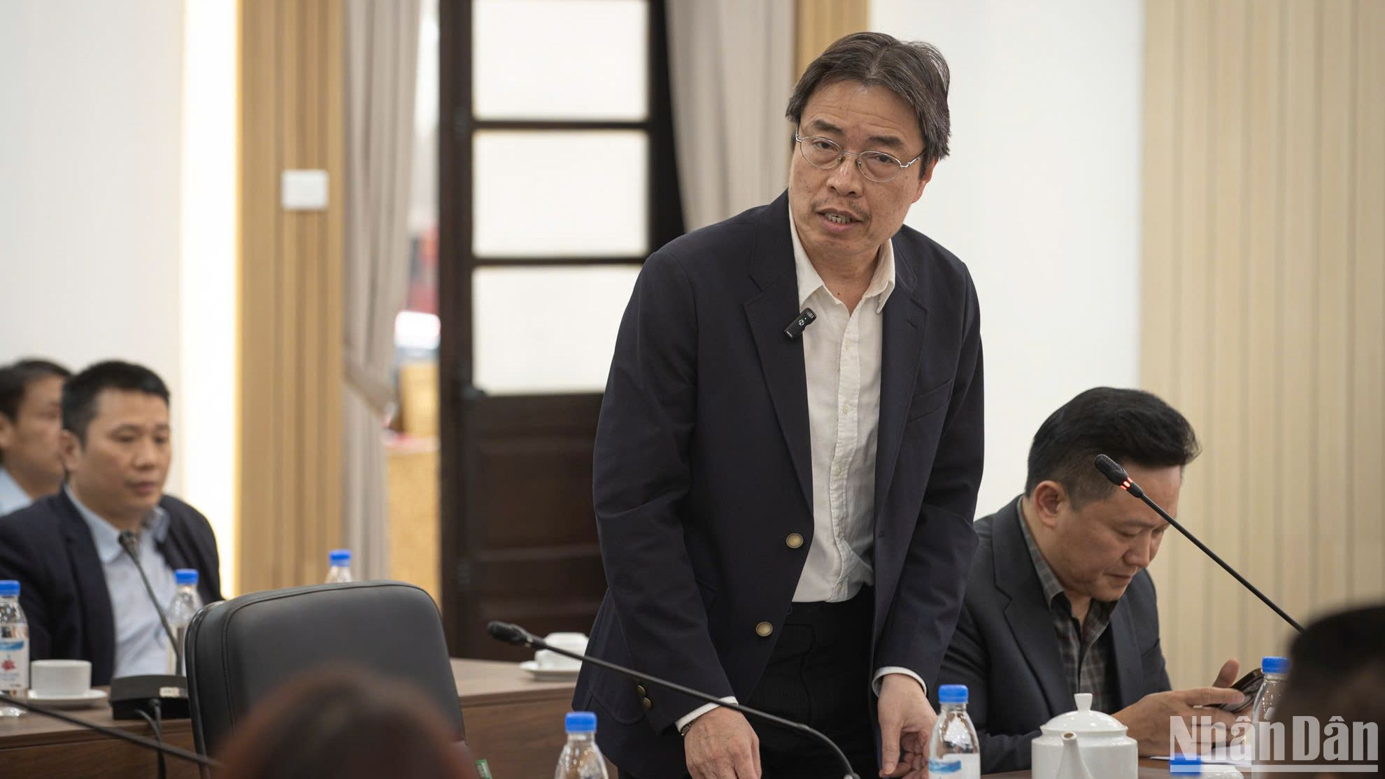 Ông Đặng Hoa Nam chia sẻ. Ảnh: SƠN TÙNG