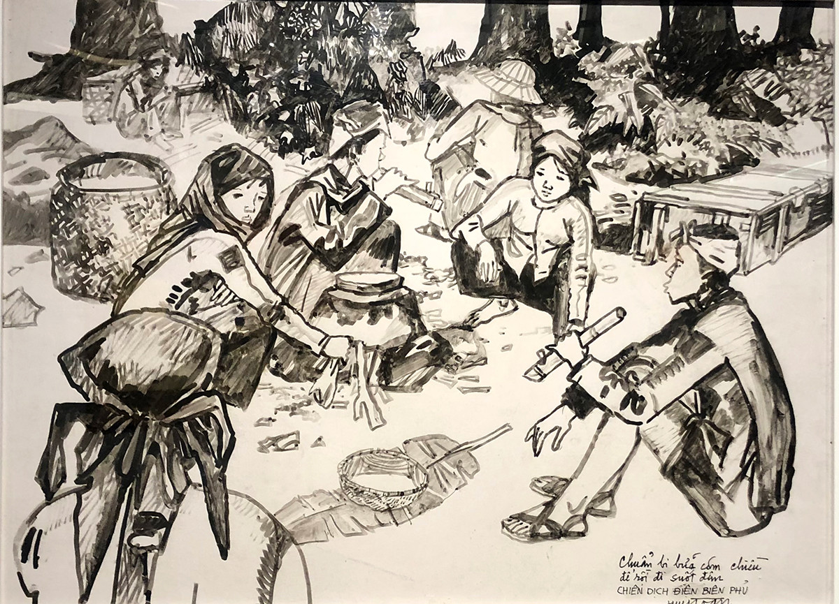 Chuẩn bị bữa cơm chiều để rồi đi suốt đêm.