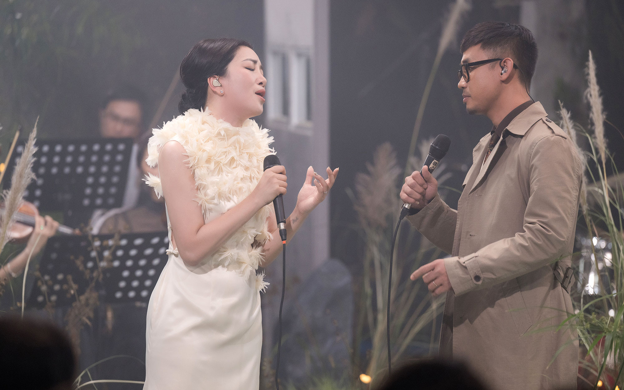 Phạm Thu Hà và Nguyễn Đình Tuấn Dũng.