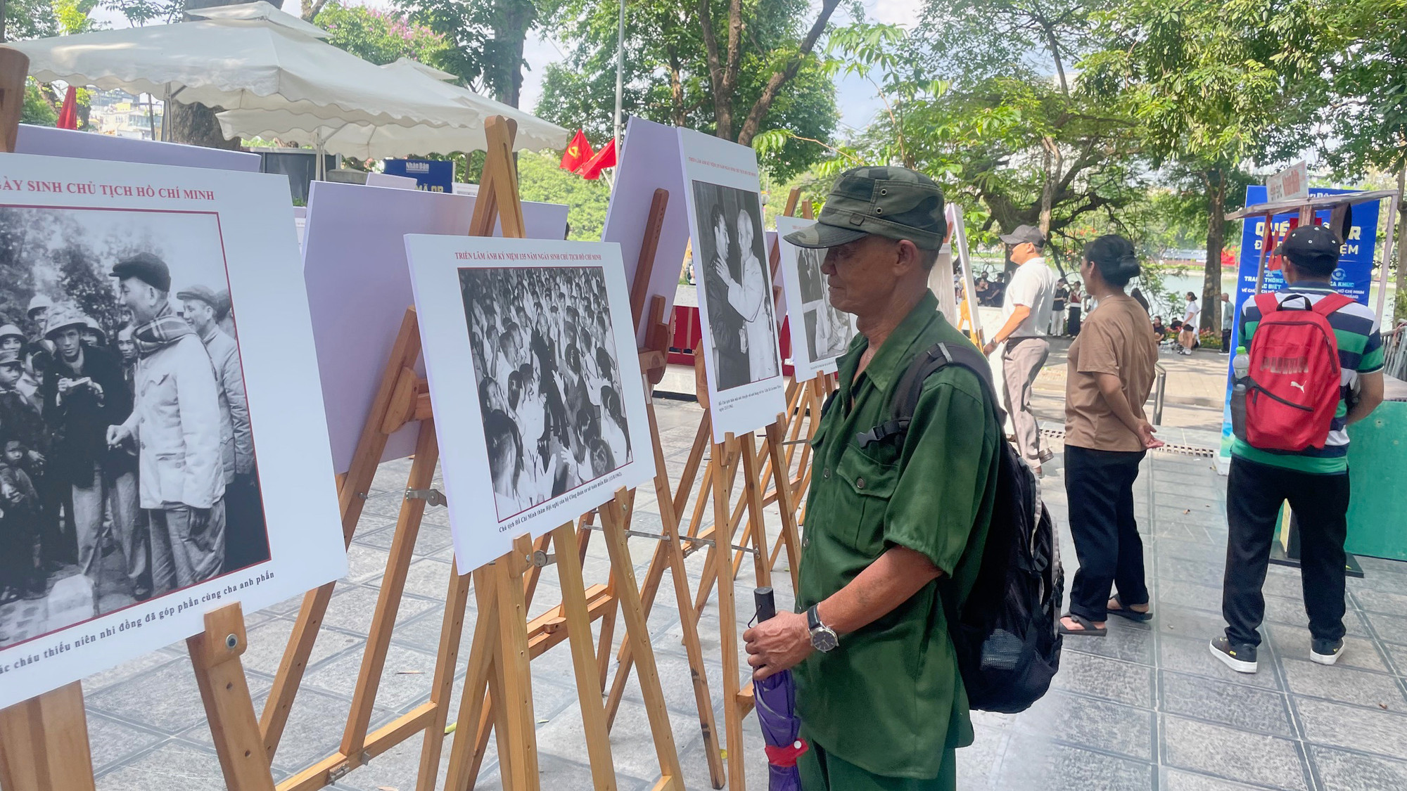 Ông Nguyễn Thành Công tại Triển lãm.