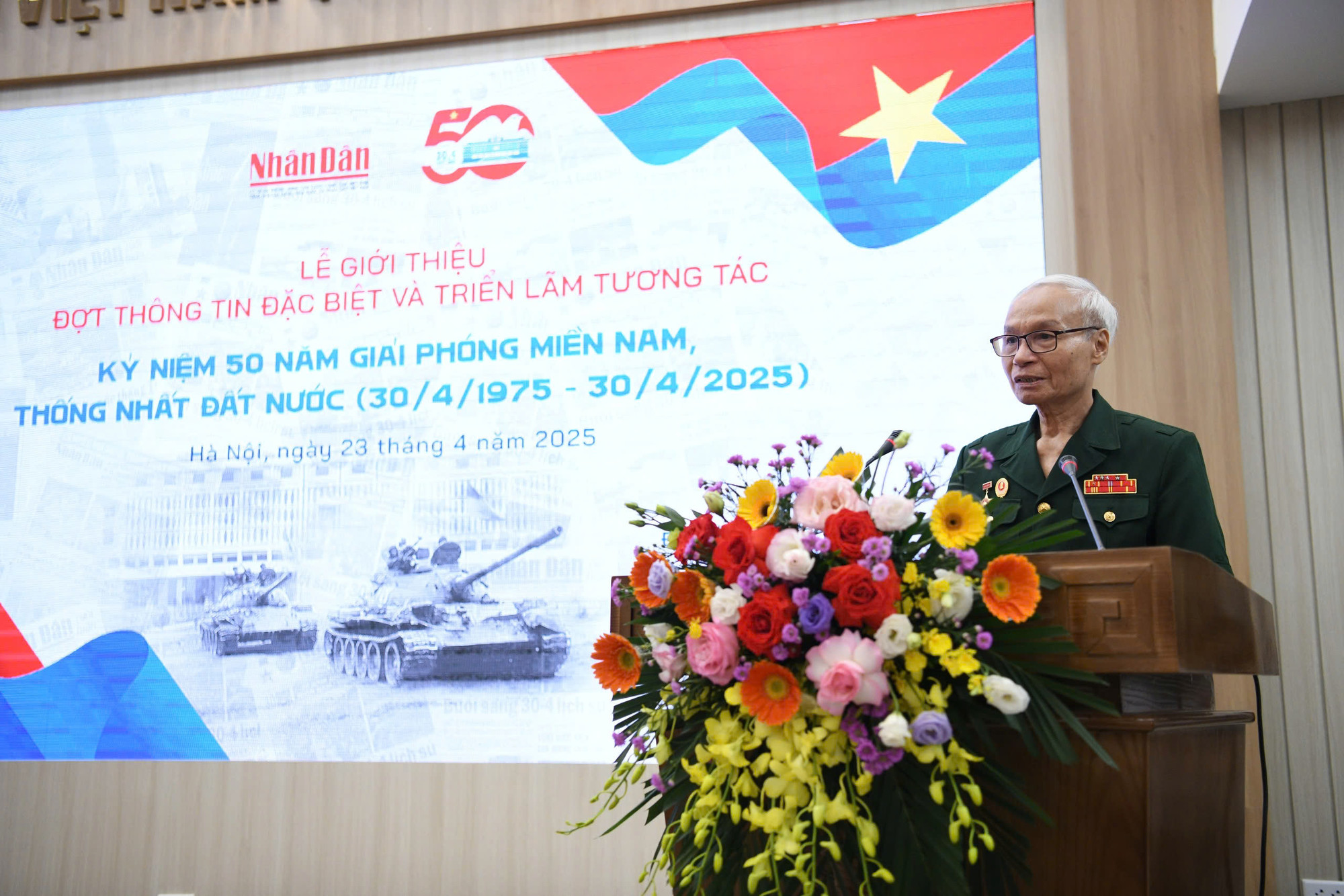 Hạ sĩ Lữ Văn Hỏa chia sẻ cảm xúc về ngày 30/4/1975.