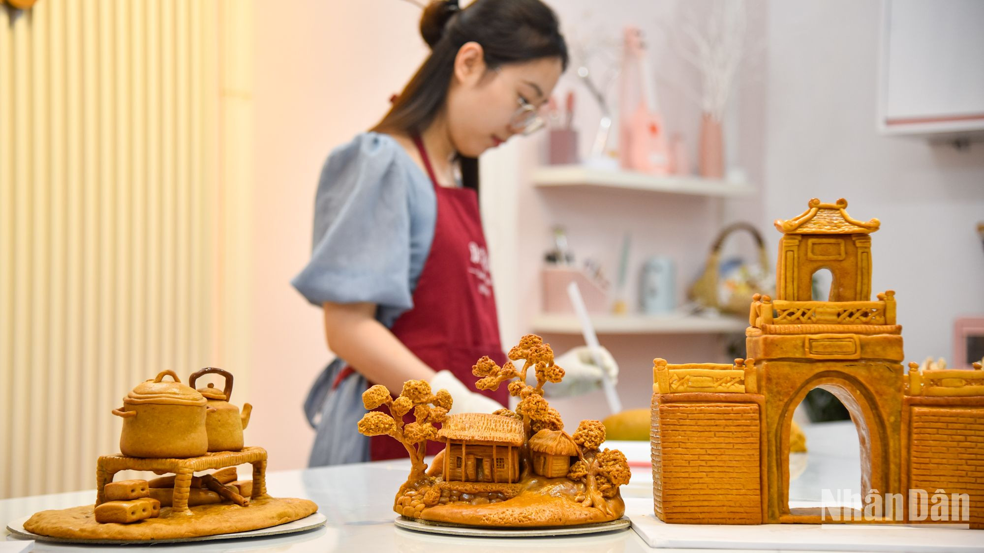 [Ảnh] Những sản phẩm bánh Trung thu độc đáo