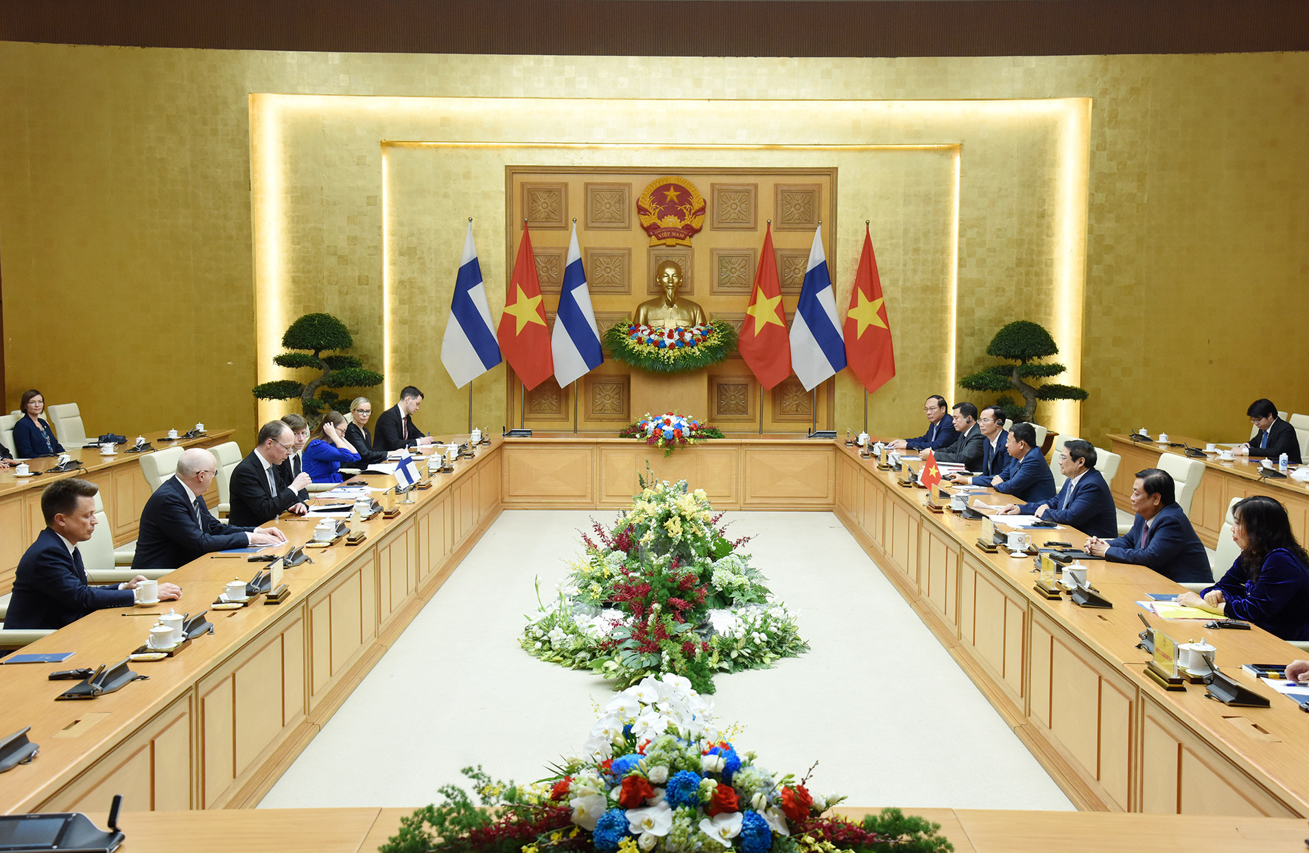 Quang cảnh buổi hội kiến.