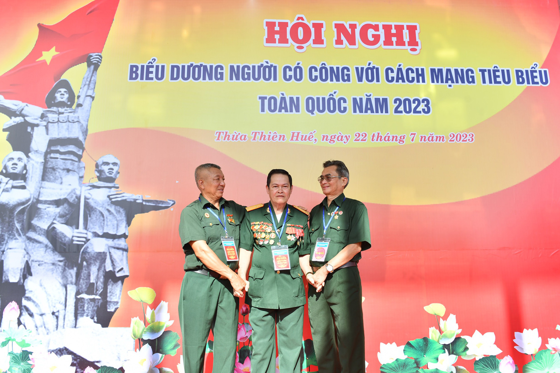 Những cựu chiến binh đến từ Tuyên Quang.