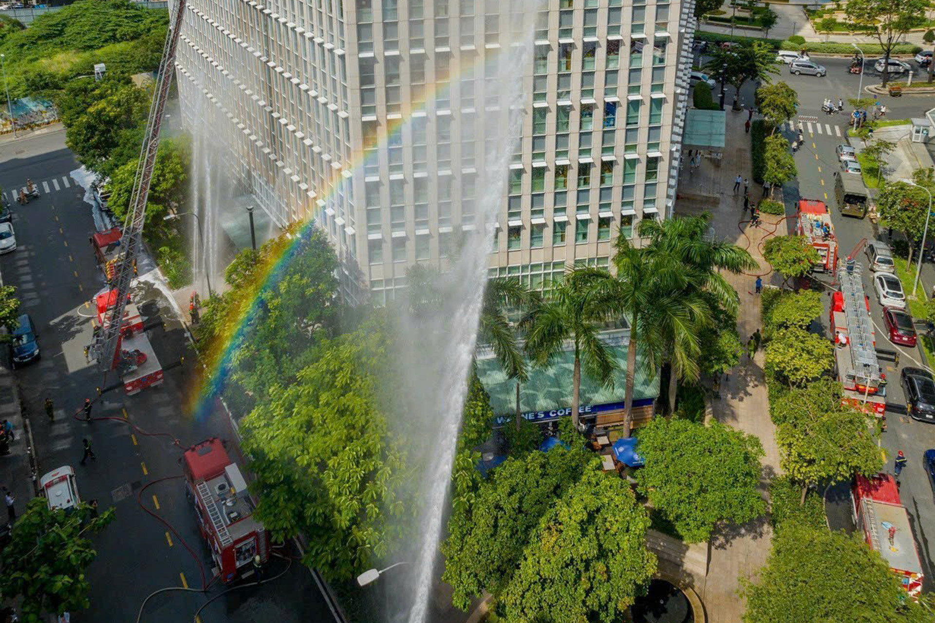 Mục đích của buổi diễn tập nhằm nâng cao ý thức phòng cháy, chữa cháy và cứu nạn, cứu hộ đối với các nhà siêu cao tầng có nguy cơ cháy nổ tập trung chủ yếu khu vực trung tâm thành phố như: quận 1, quận 4, quận 7, Bình Thạnh và khu vực phía tây nam của thành phố Thủ Đức.