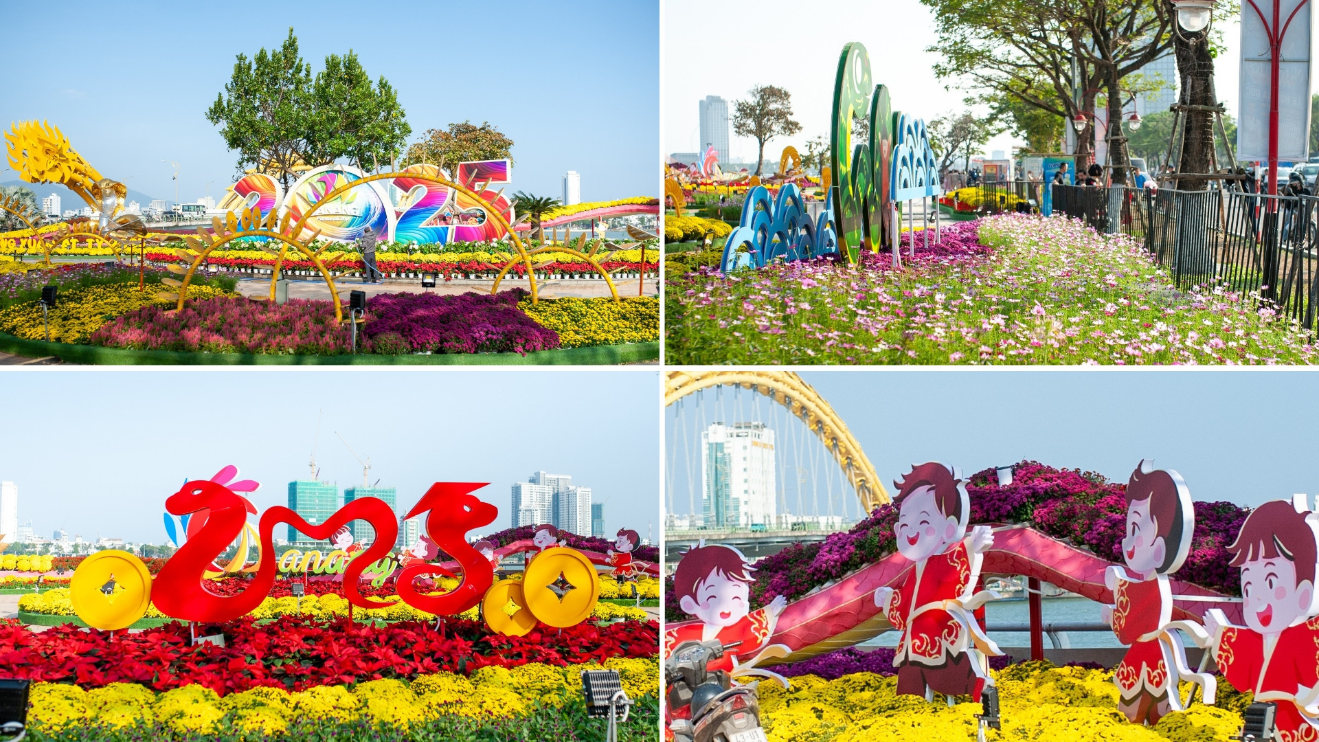 Các tiểu cảnh được thiết kế sáng tạo.