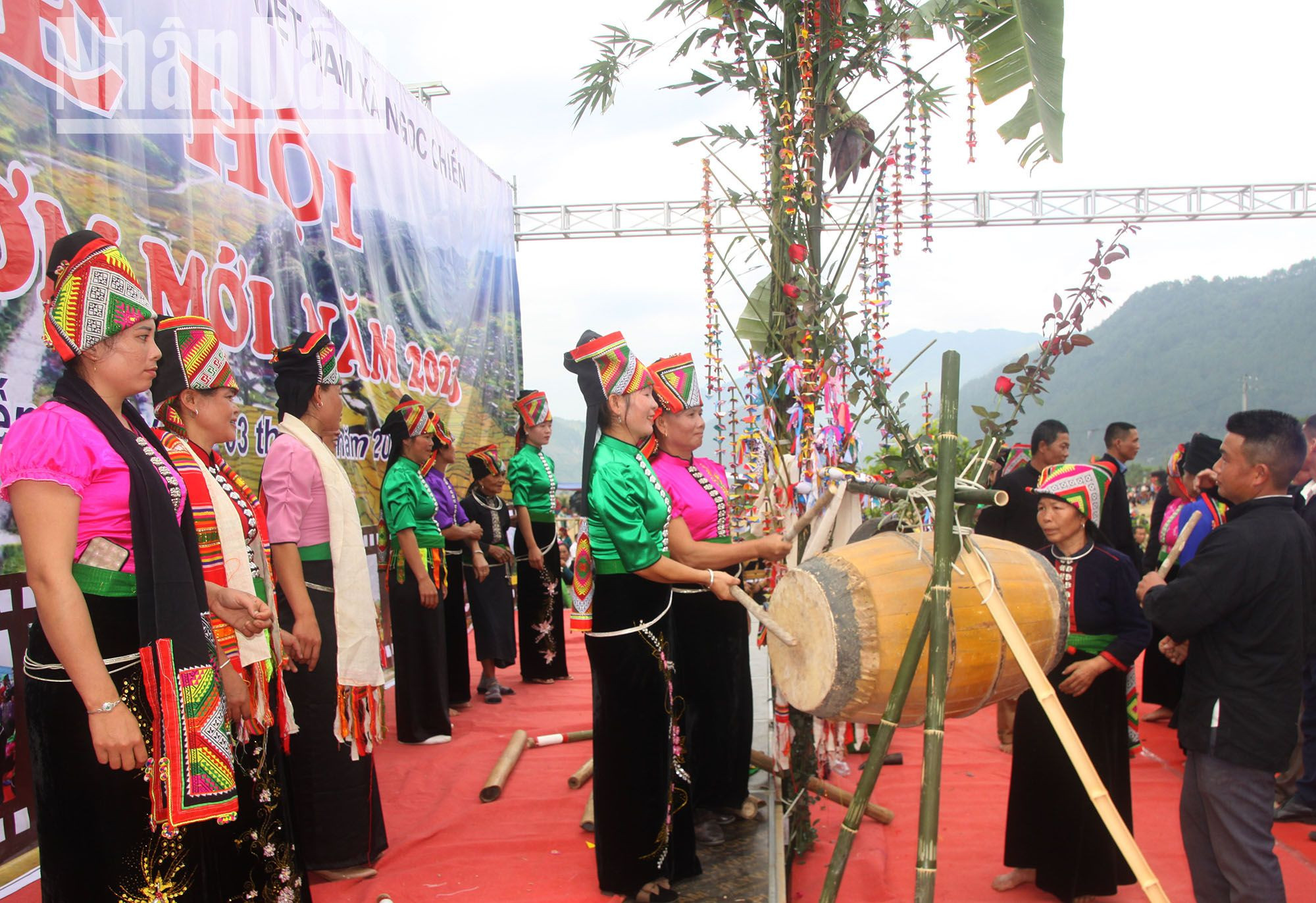 Tại các lễ hội, tỉnh Sơn La đã lồng ghép được các hoạt động văn hóa truyền thống của đồng bào dân tộc La Ha. (Ảnh: Phan Thảo)