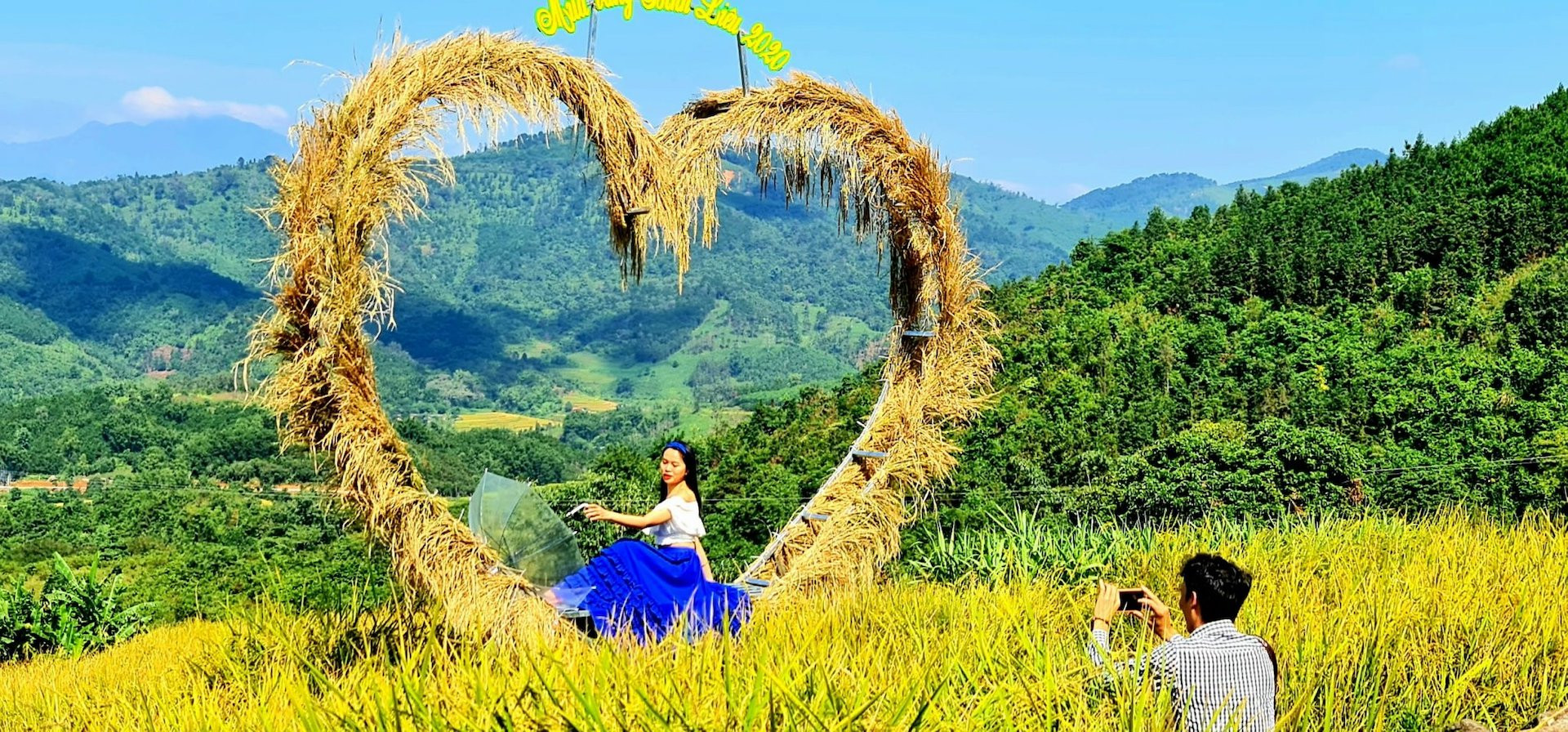 Mùa vàng ở Bình Liêu luôn hấp dẫn du khách trải nghiệm và lưu lại những khoảnh khắc đẹp của vùng cao.