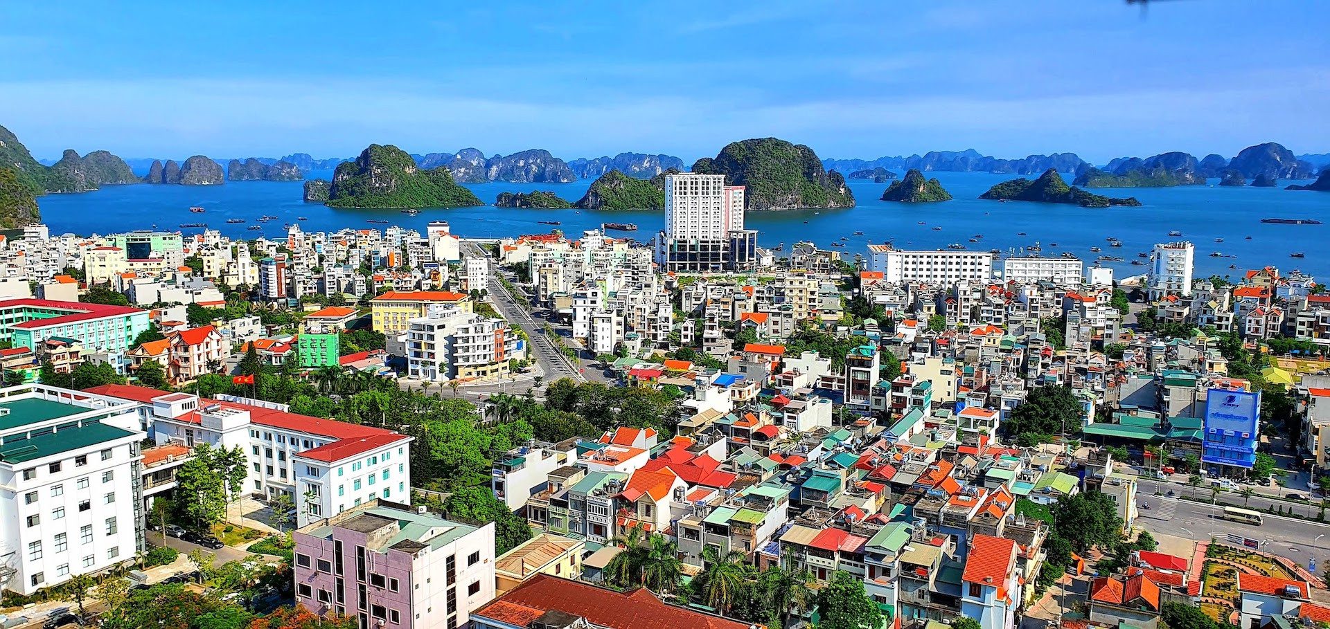 Một góc thành phố Hạ Long, tỉnh Quảng Ninh.