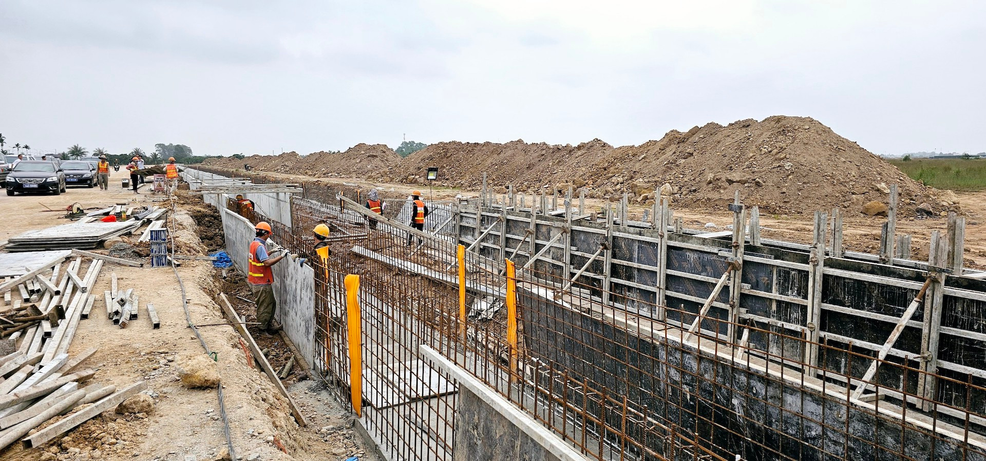 Một số dự án tại khu công nghiệp Bắc Tiền Phong (thị xã Quảng Yên) đang được các doanh nghiệp triển khai.