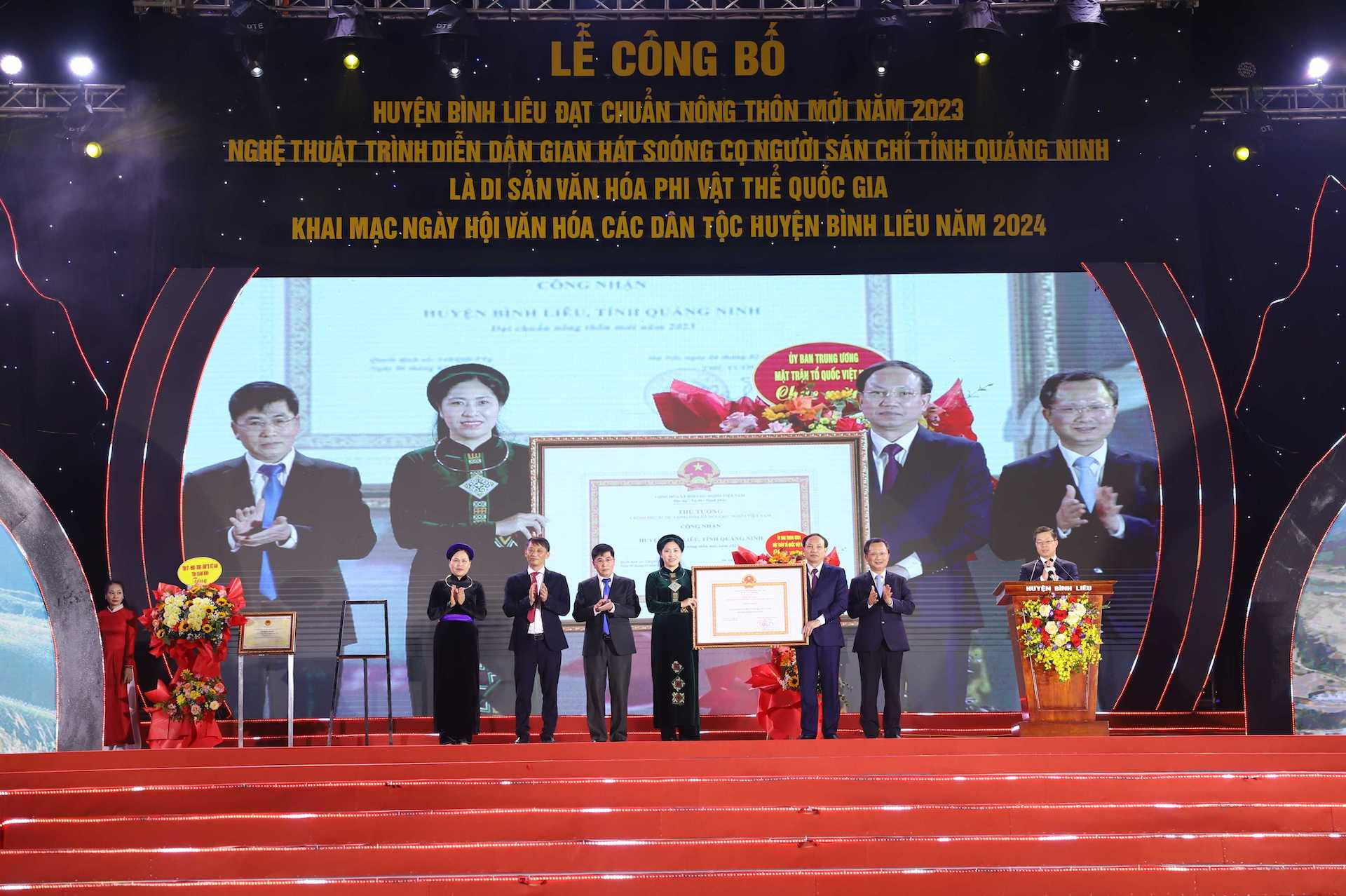 Huyện Bình Liêu được công nhận đạt chuẩn nông thôn mới năm 2023.