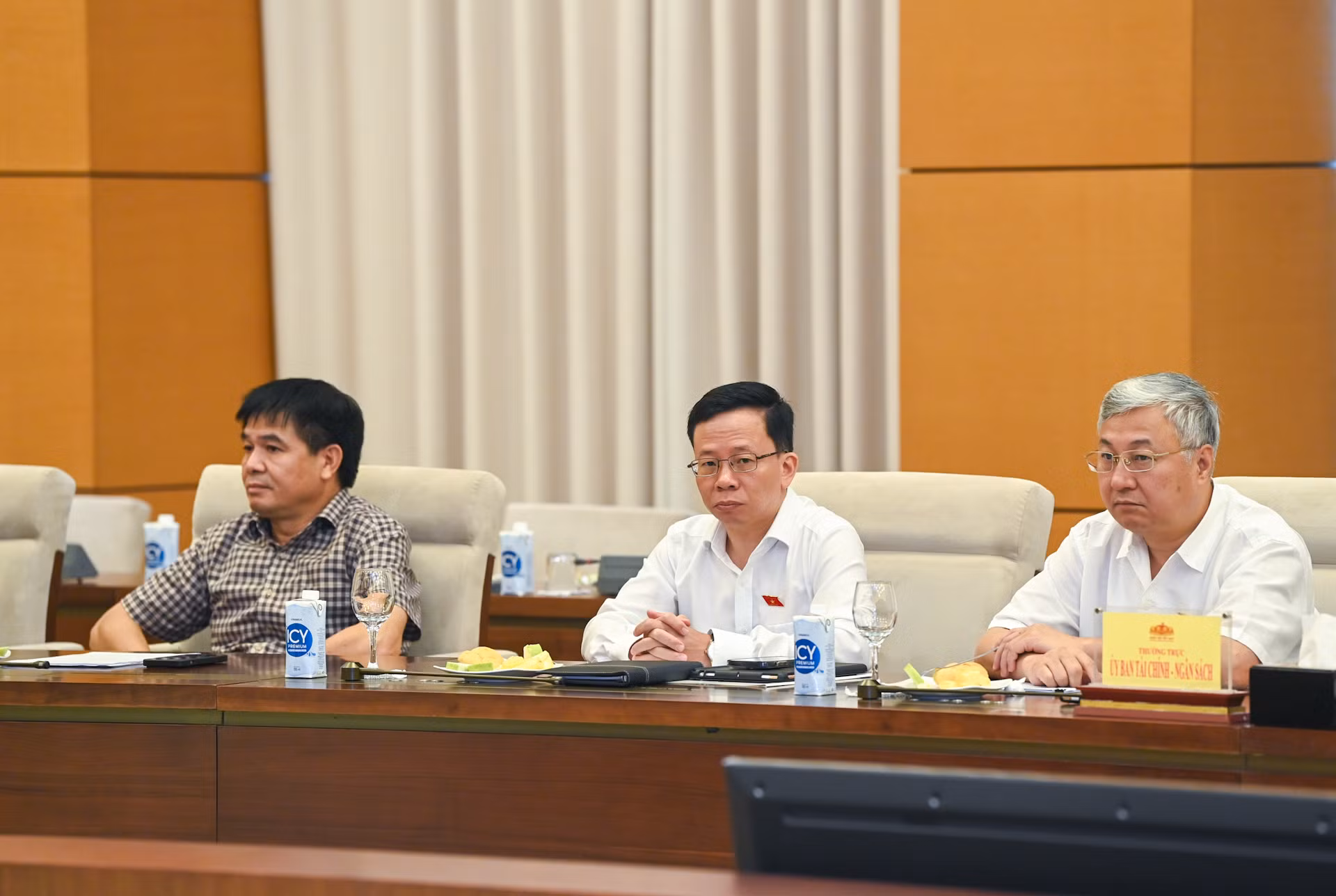 Thường trực các Ủy ban dự cuộc làm việc.