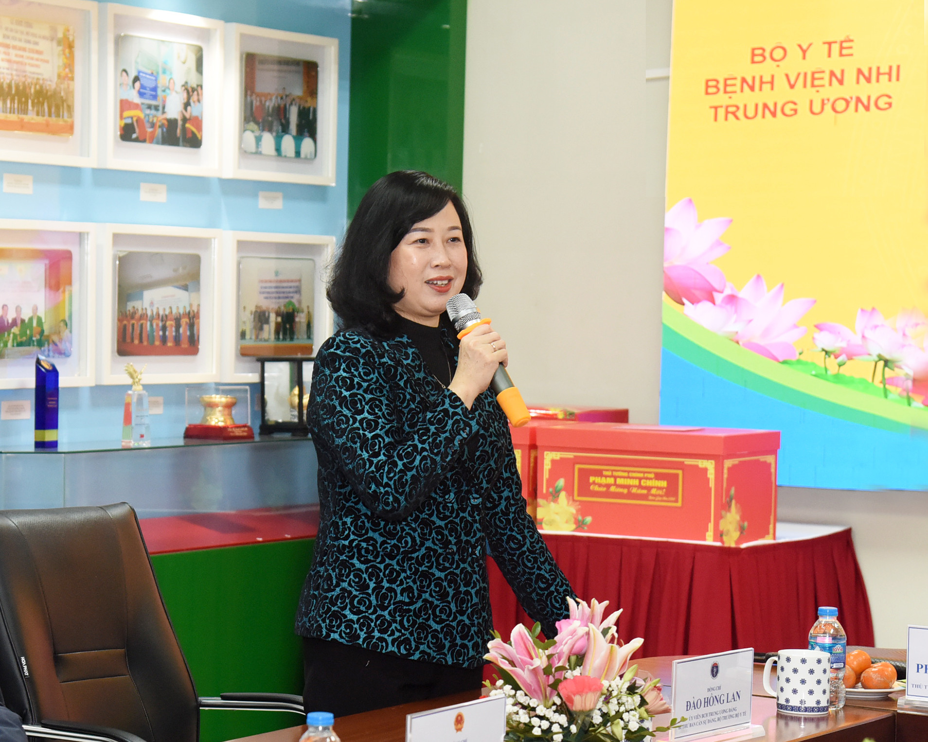 Bộ trưởng Y tế Đào Hồng Lan phát biểu.