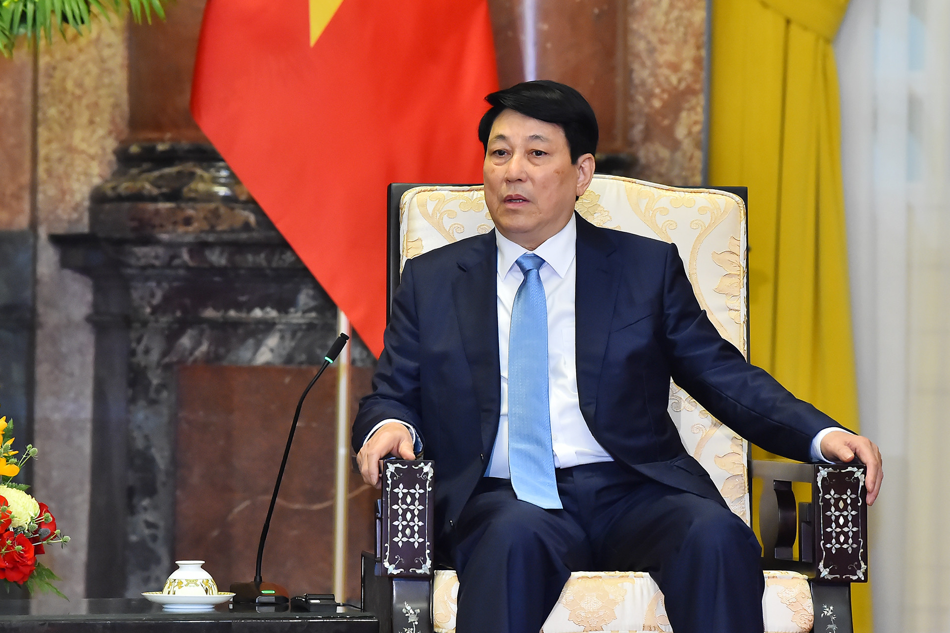 [Ảnh] Chủ tịch nước Lương Cường tiếp Thủ tướng Vương quốc Tây Ban Nha Pedro Sanchez ảnh 3