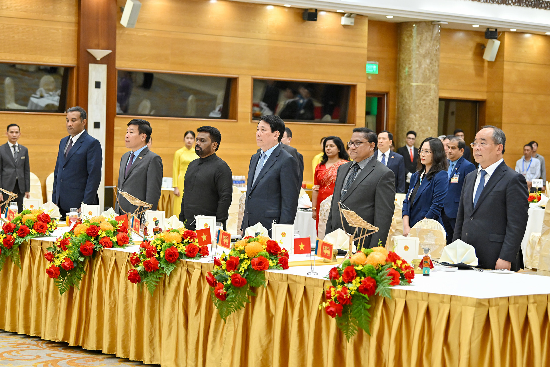 [Ảnh] Chủ tịch nước Lương Cường chủ trì chiêu đãi cấp Nhà nước Tổng thống Sri Lanka Anura Kumara Dissanayaka ảnh 3