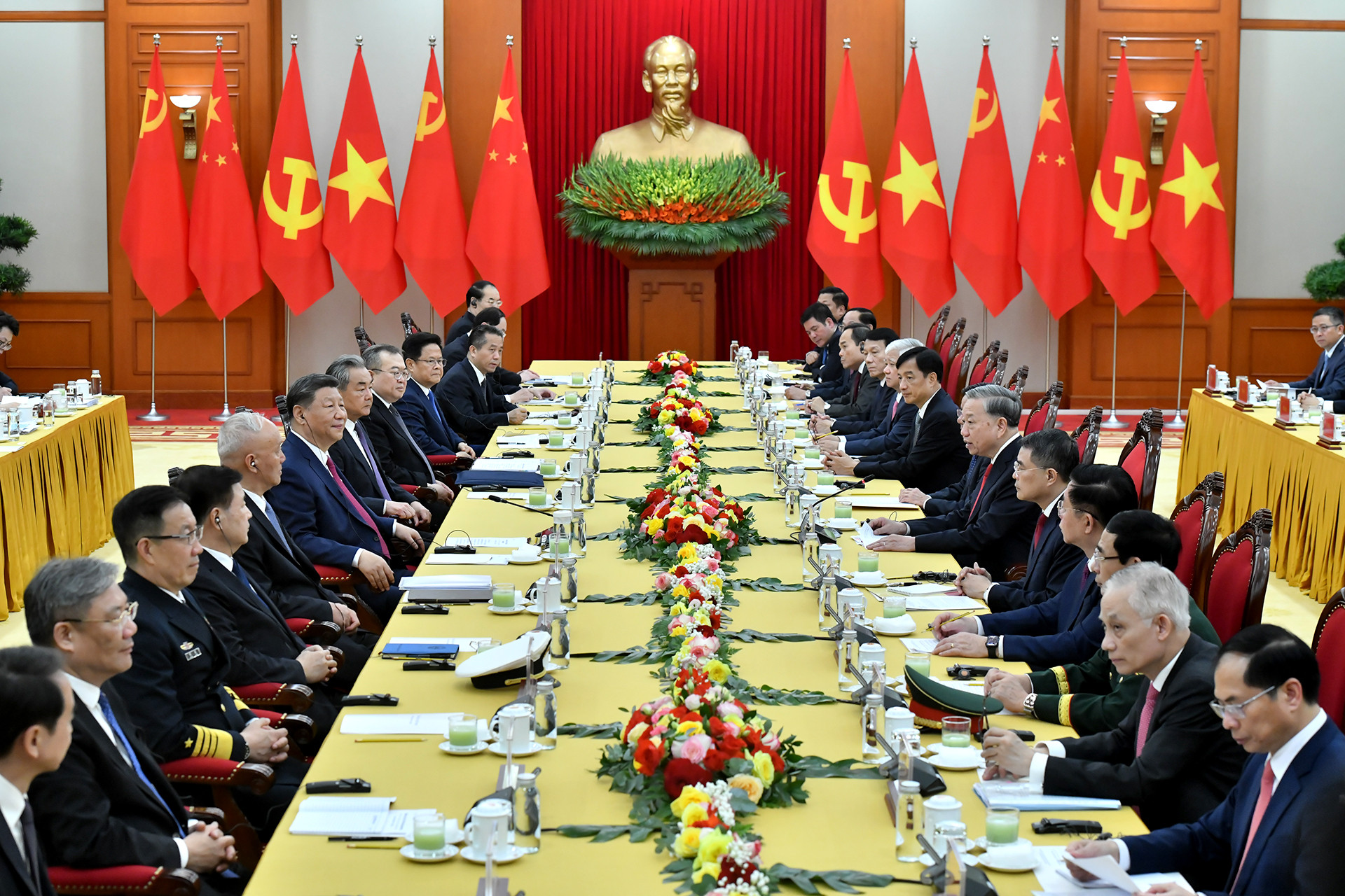 Tổng Bí thư Tô Lâm hội đàm với Tổng Bí thư, Chủ tịch Trung Quốc Tập Cận Bình.