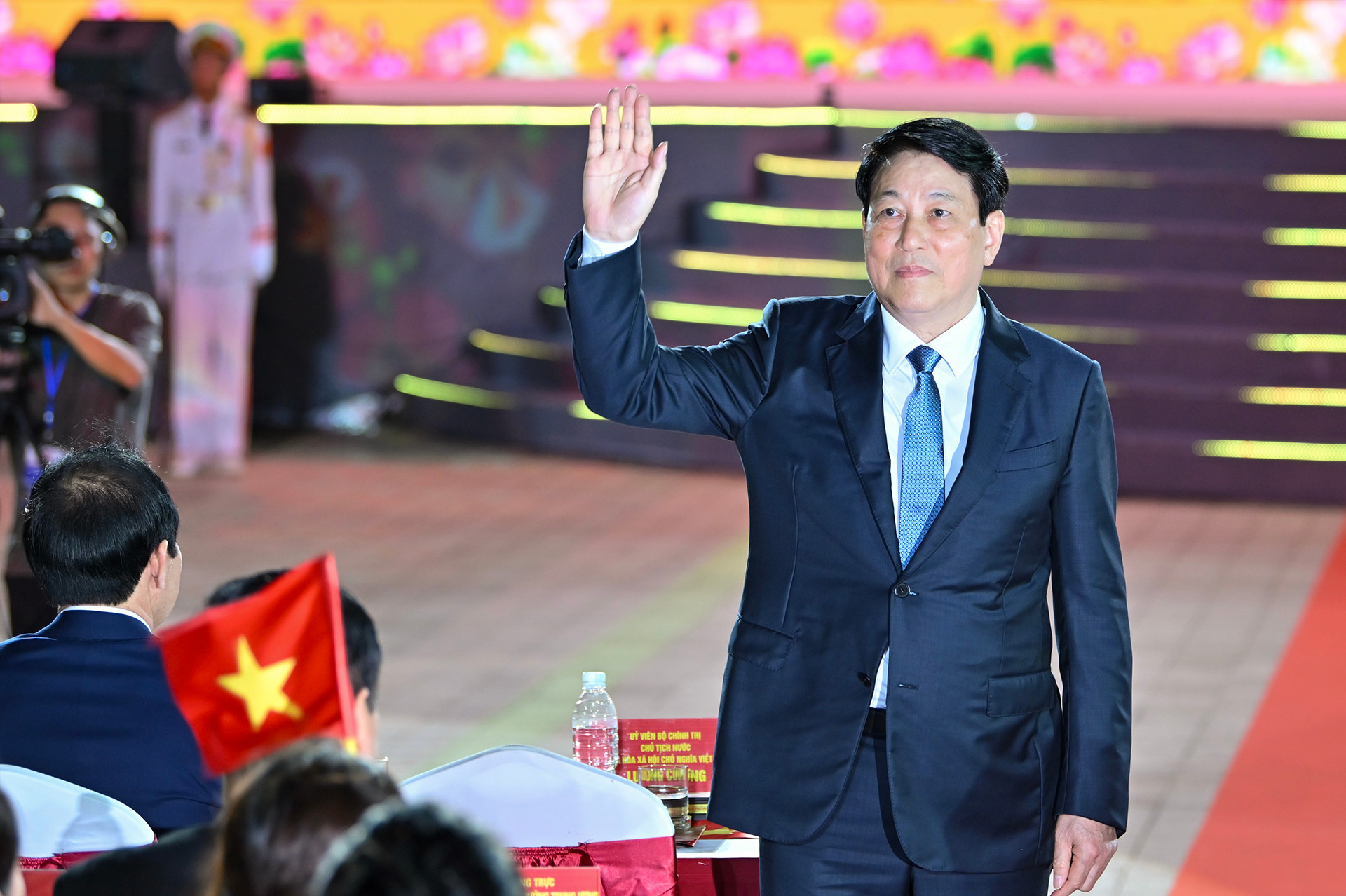 Chủ tịch nước Lương Cường dự lễ kỷ niệm.