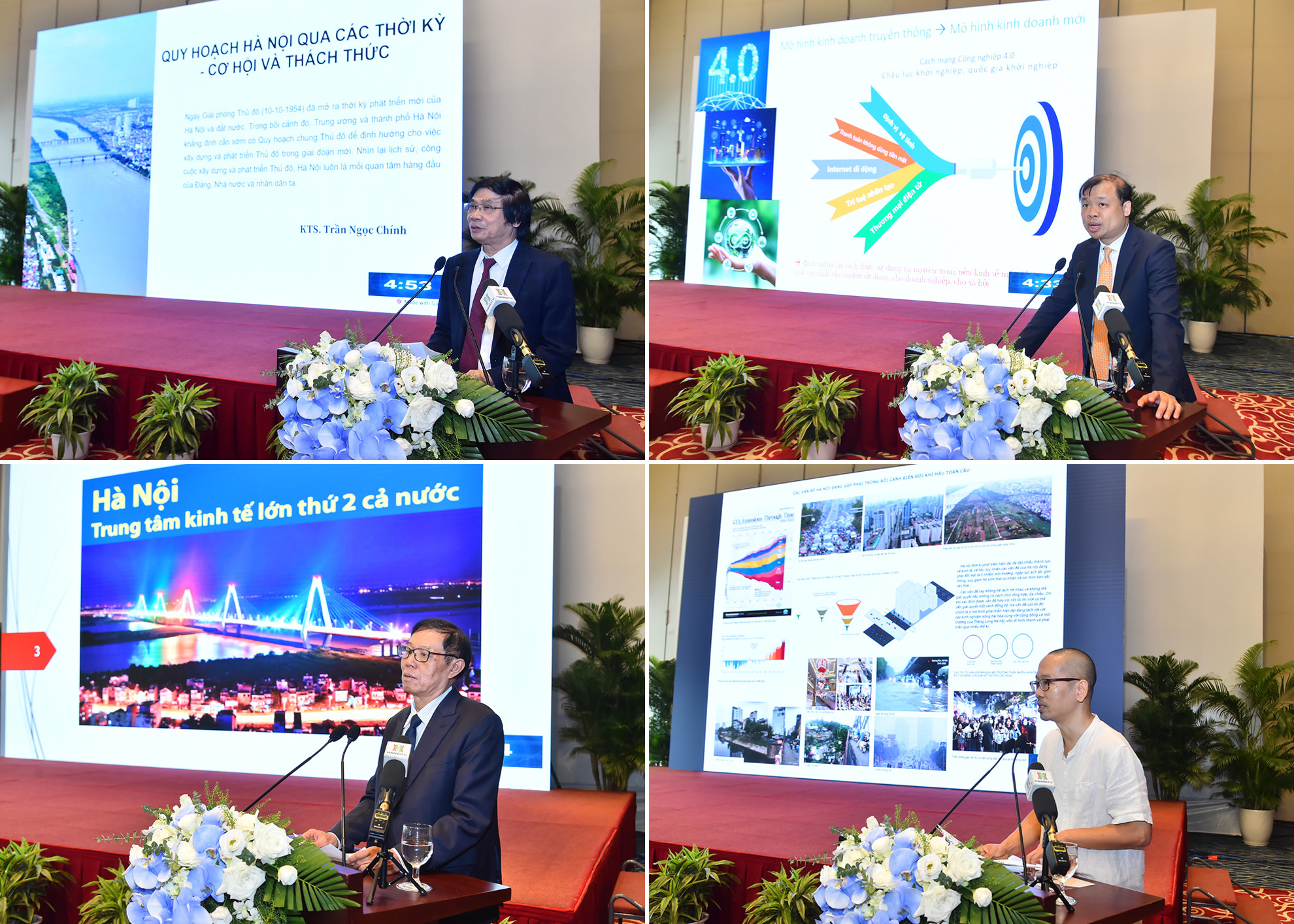 Tại hội thảo, các đại biểu đã trình bày tham luận có chất lượng, thể hiện rõ nét tâm huyết và trách nhiệm với hành trình xây dựng và phát triển Thủ đô Hà Nội trong nhiều lĩnh vực khác nhau.