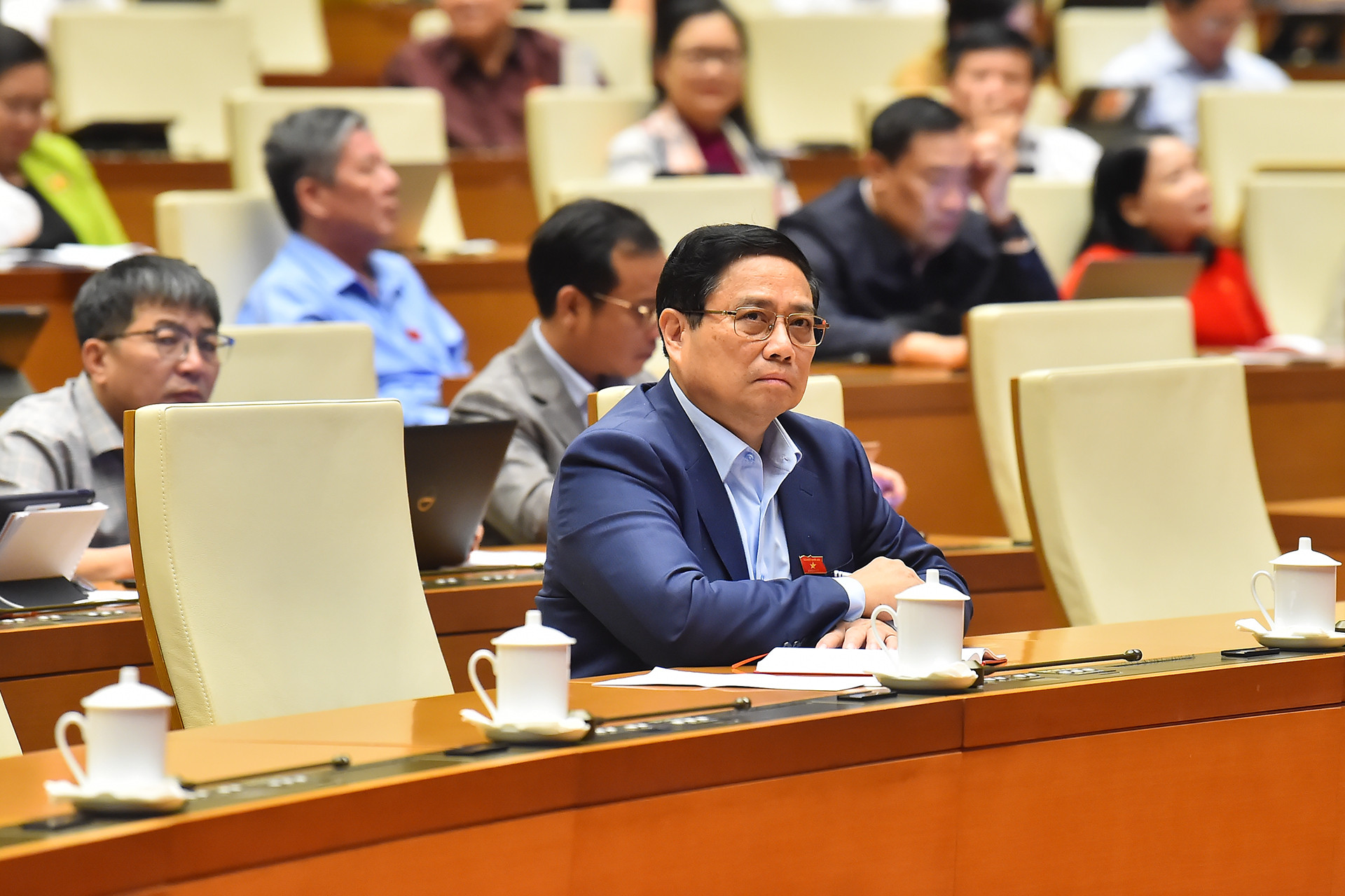 Thủ tướng Phạm Minh Chính dự Phiên chất vấn và trả lời chất vấn.