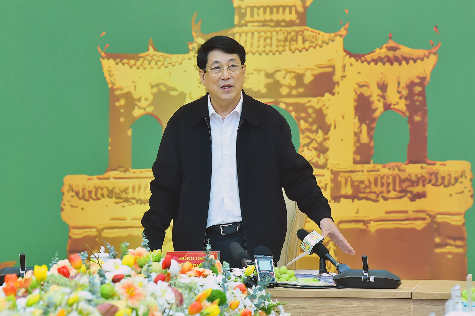 Chủ tịch nước Lương Cường phát biểu chỉ đạo tại Hội nghị.