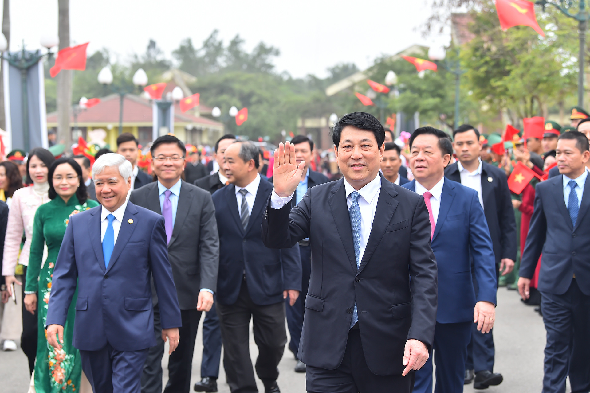 [Ảnh] Chủ tịch nước Lương Cường dự Ngày hội “Sắc xuân trên mọi miền Tổ quốc" ảnh 1