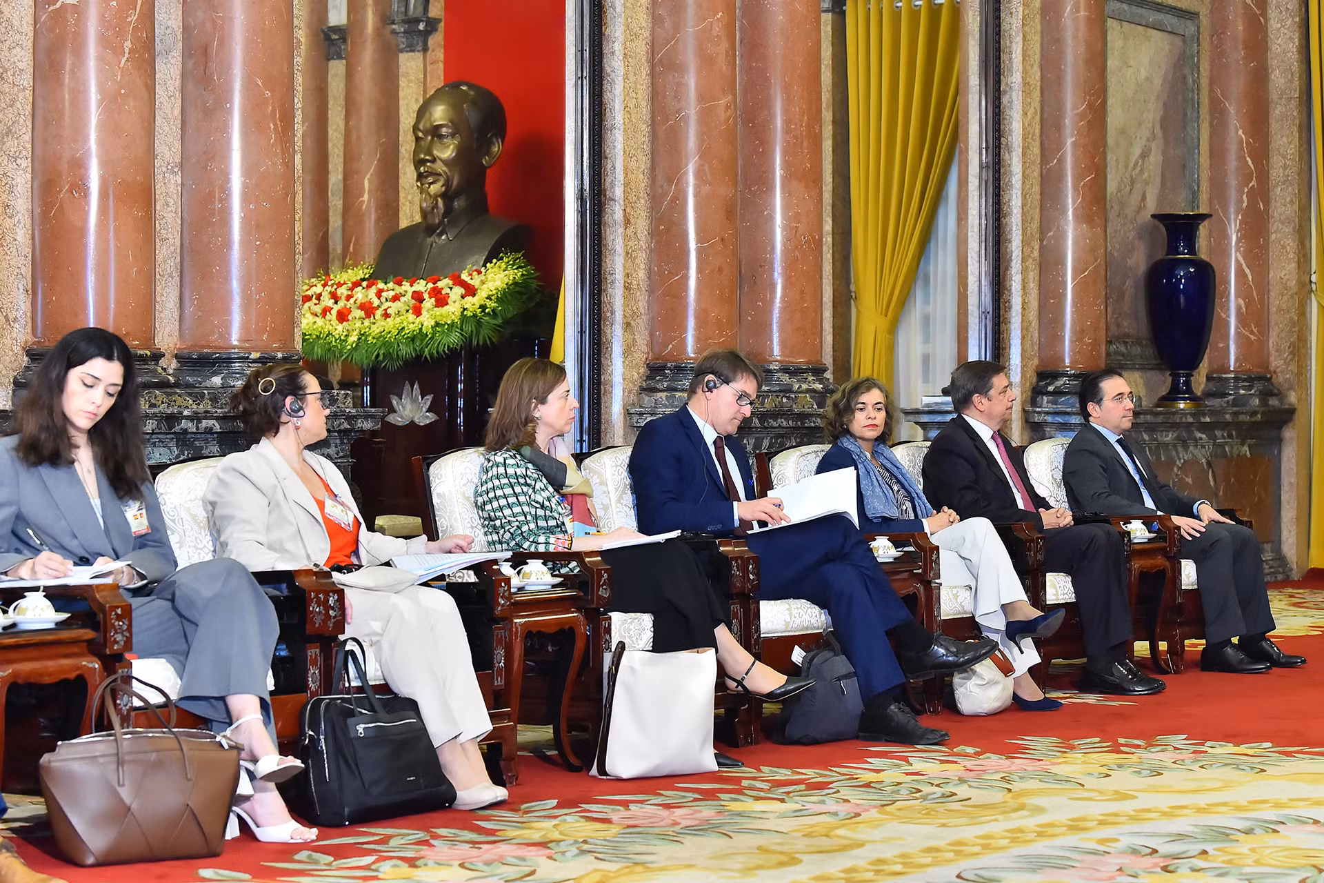 [Ảnh] Chủ tịch nước Lương Cường tiếp Thủ tướng Vương quốc Tây Ban Nha Pedro Sanchez ảnh 6