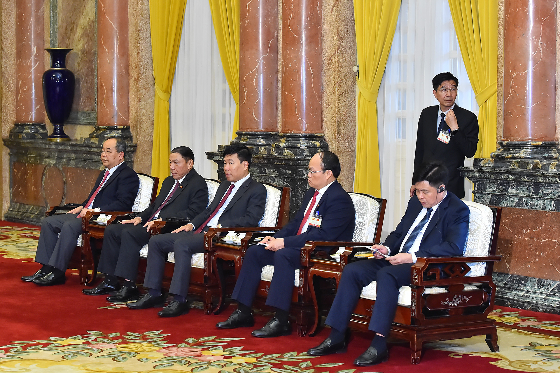 [Ảnh] Chủ tịch nước Lương Cường tiếp Thủ tướng Vương quốc Tây Ban Nha Pedro Sanchez ảnh 5