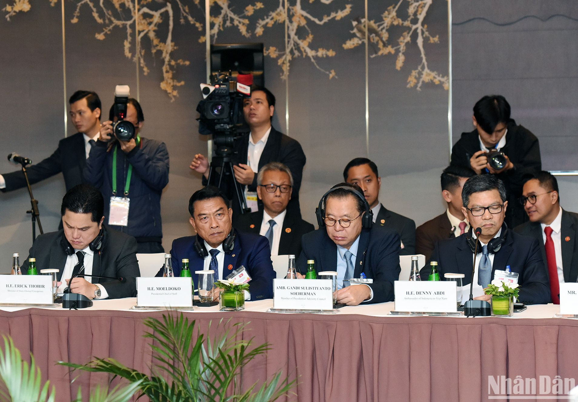 Đại diện các doanh nghiệp Indonesia.