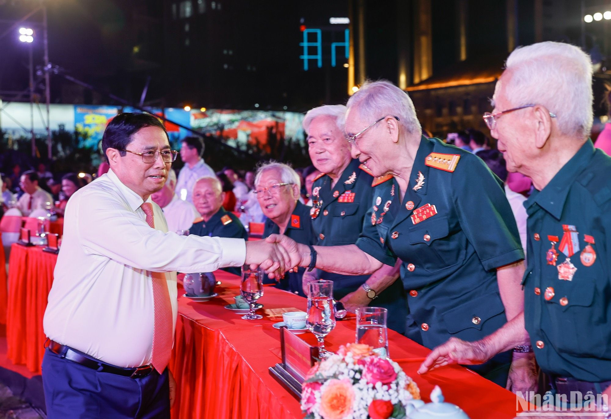 Thủ tướng Chính phủ Phạm Minh Chính tham dự chương trình từ điểm cầu TP Hồ Chí Minh.